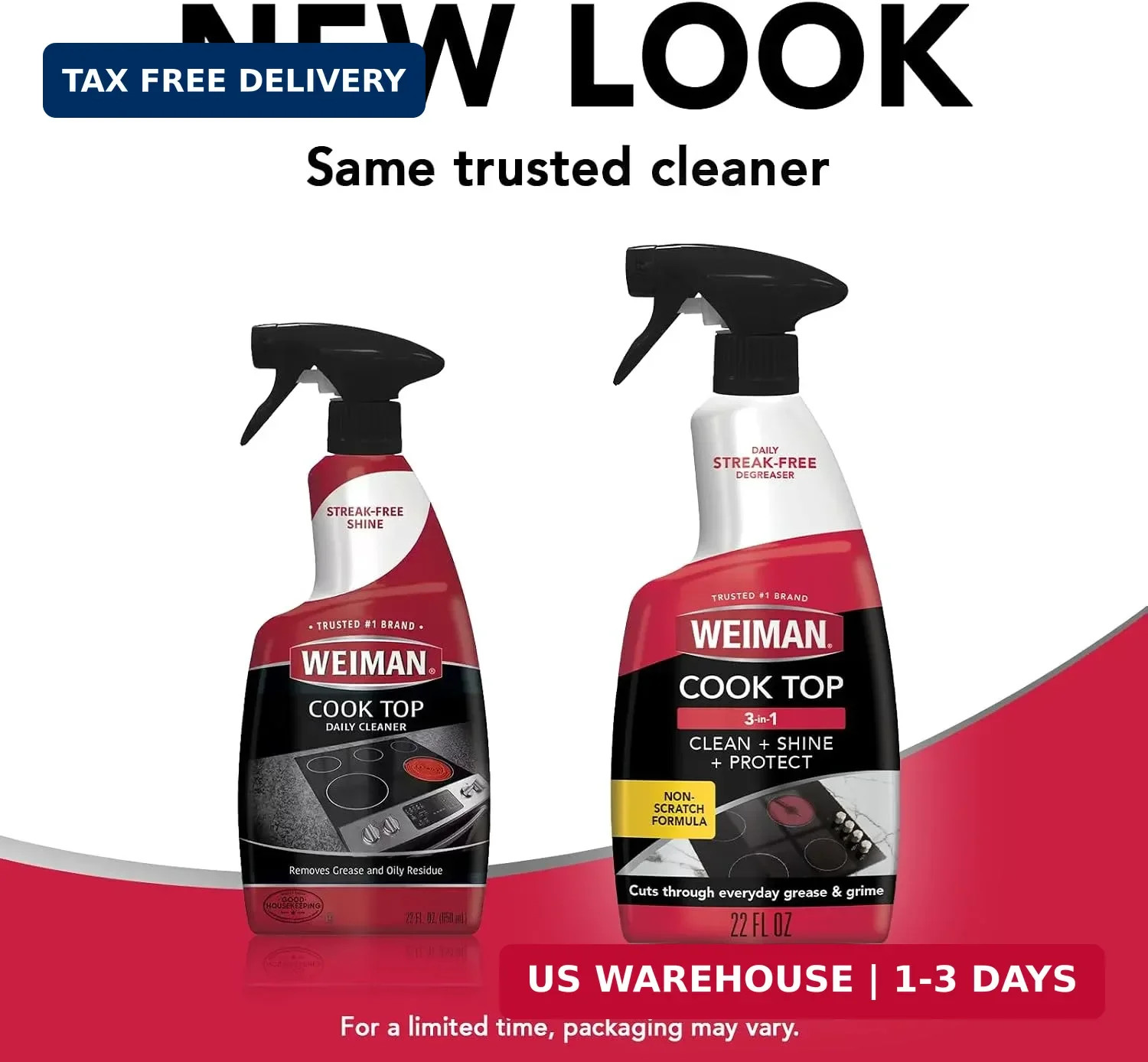 Weiman 22 Fl Oz Cooktop Cleaning Spray & Microfiber Cloth – Cooktop & Oven Clean