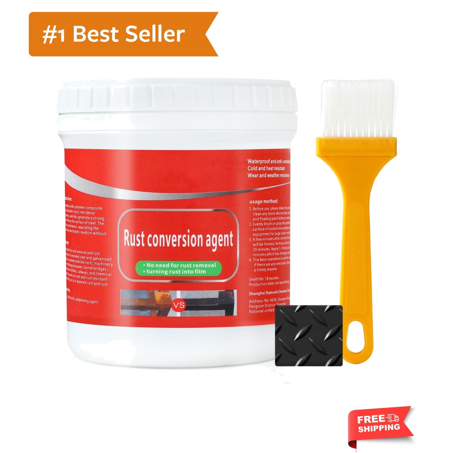 Rust Renovator,Rust Remover for Metal,Rust Converter for Metal,Water-Based Ru…