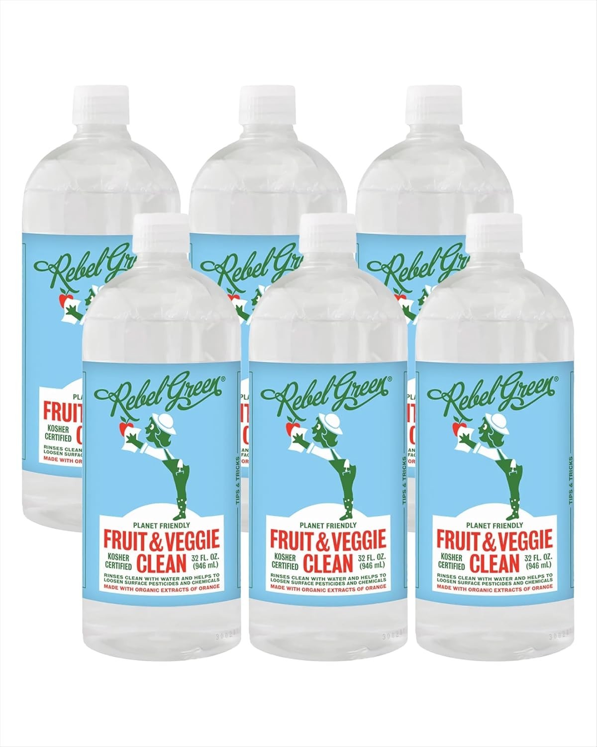 Natural Plant-Based Produce Cleaner, 34oz Refill