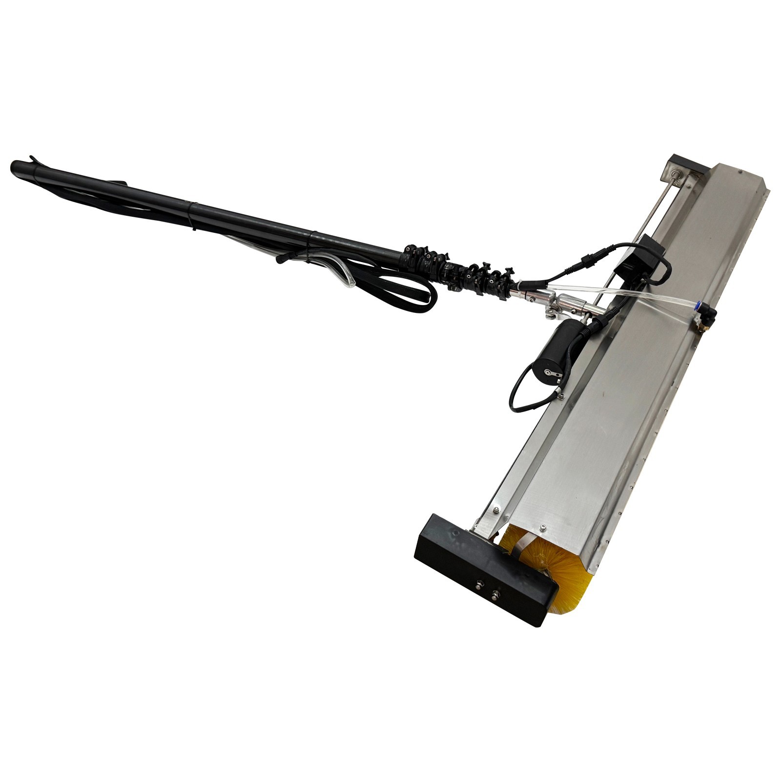 16.4ft Automatic Solar Panel Cleaner High-Efficiency Scrubbing Roller Brush 110V