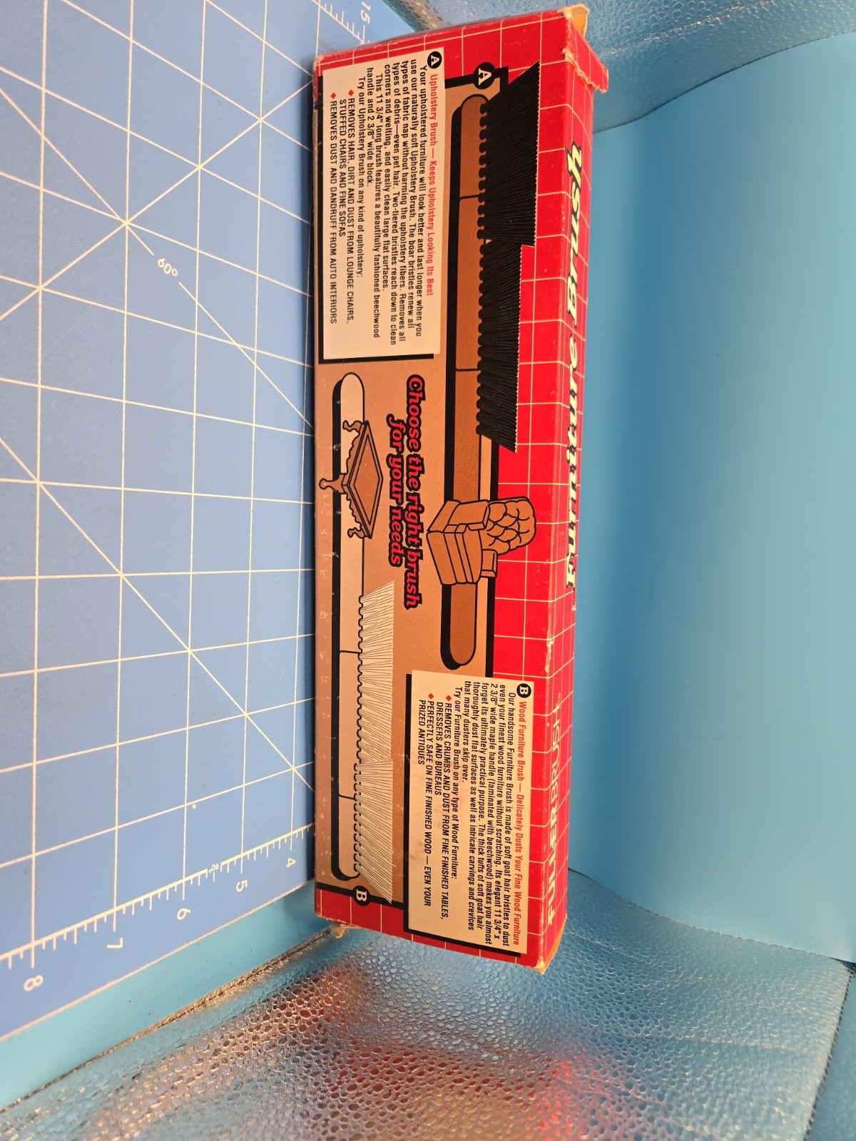 Vtg Fuller Brush Upholstery Furniture Brush New old stock West Germany 216-12037