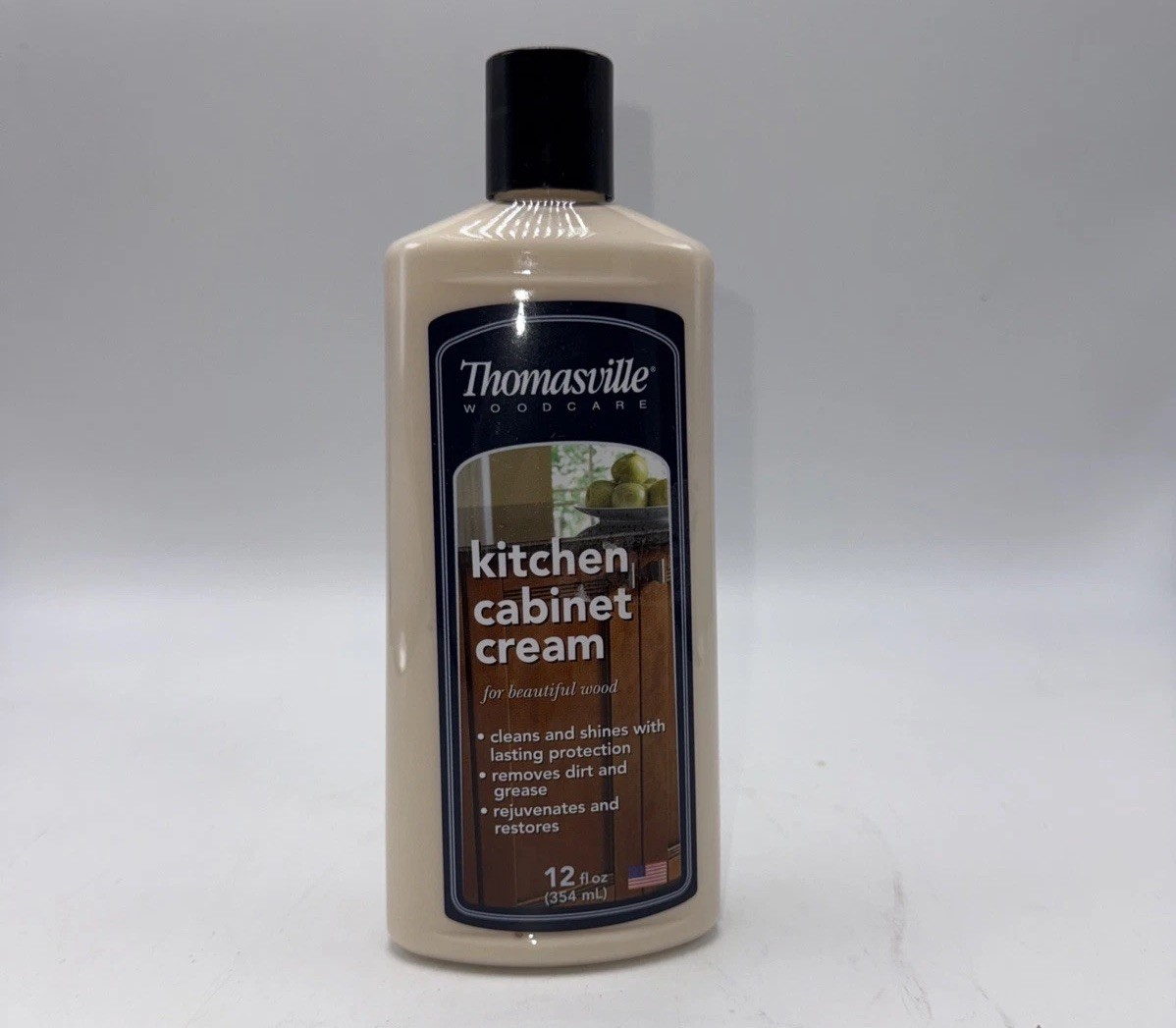 Thomasville Wood Care KITCHEN CABINET CREAM Cleans Shines Protects Restores 12oz