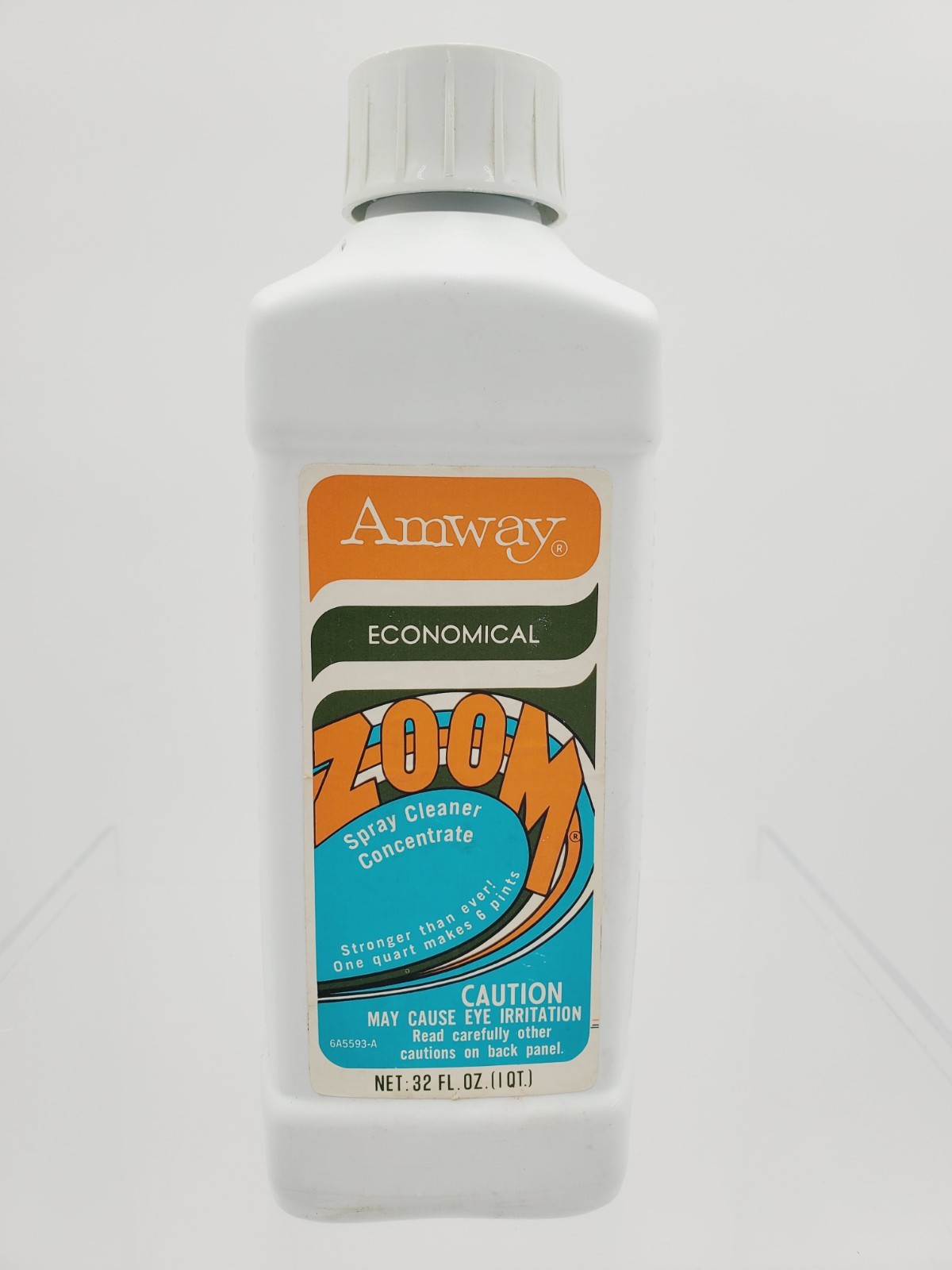 Vintage Amway ZOOM Liquid Cleaner Concentrate Refill 1 Qt Economical 1/3 Full
