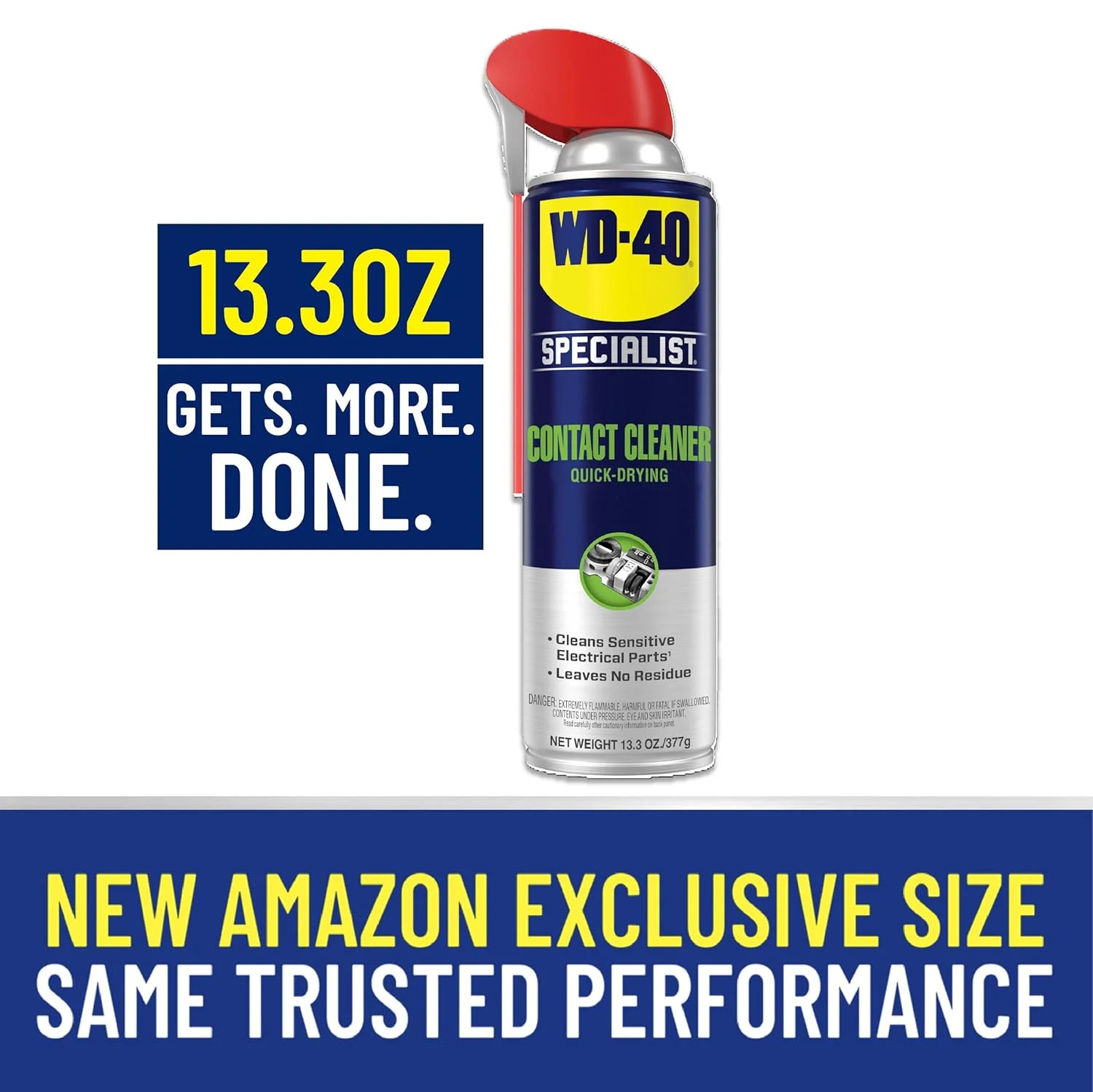 WD-40 Specialist® Contact Cleaner for Metal, Plastic, Rubber, Electrical Contact