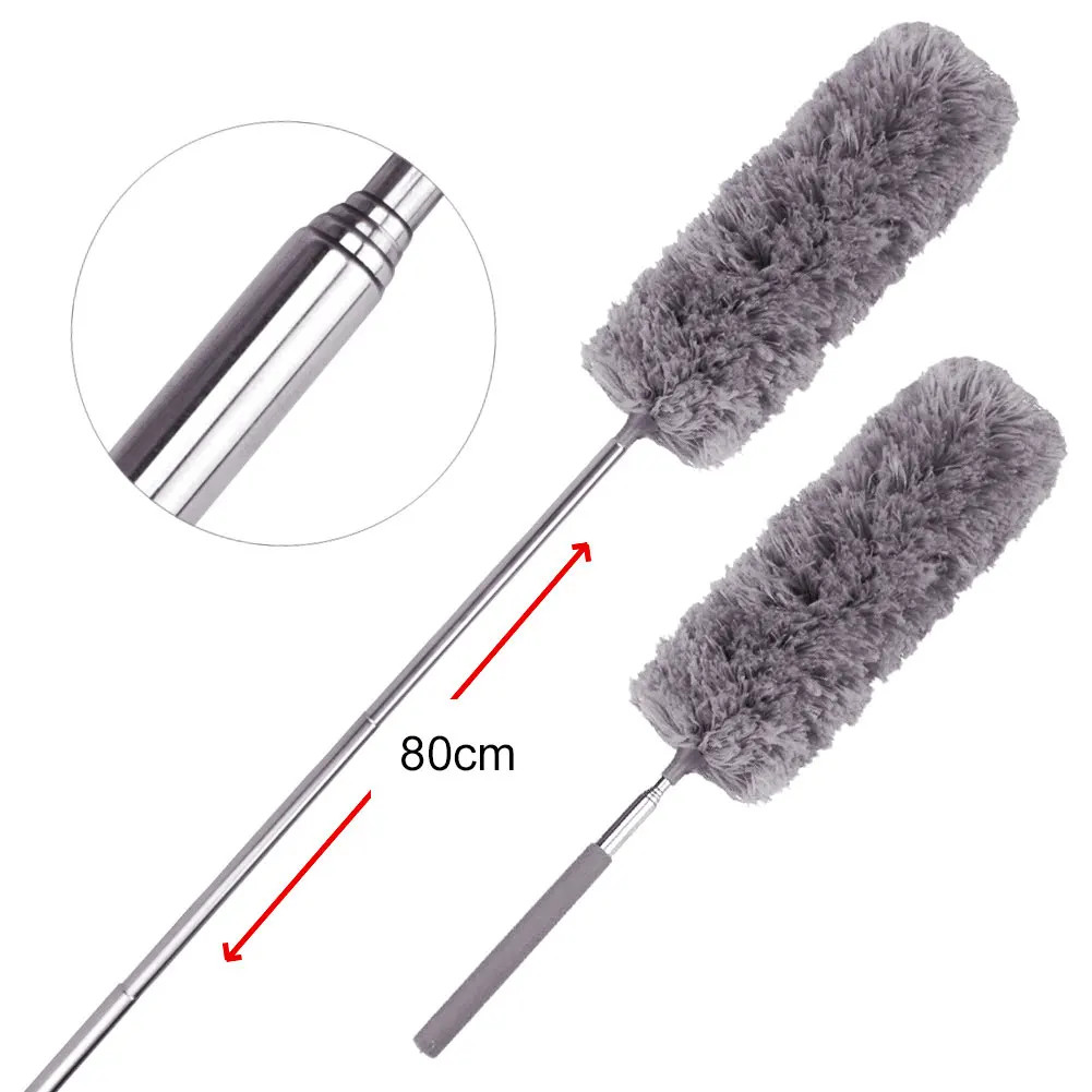 Duster Dust Cleaner Adjustable Stretch Extend Microfiber Feather Duster Furnitur