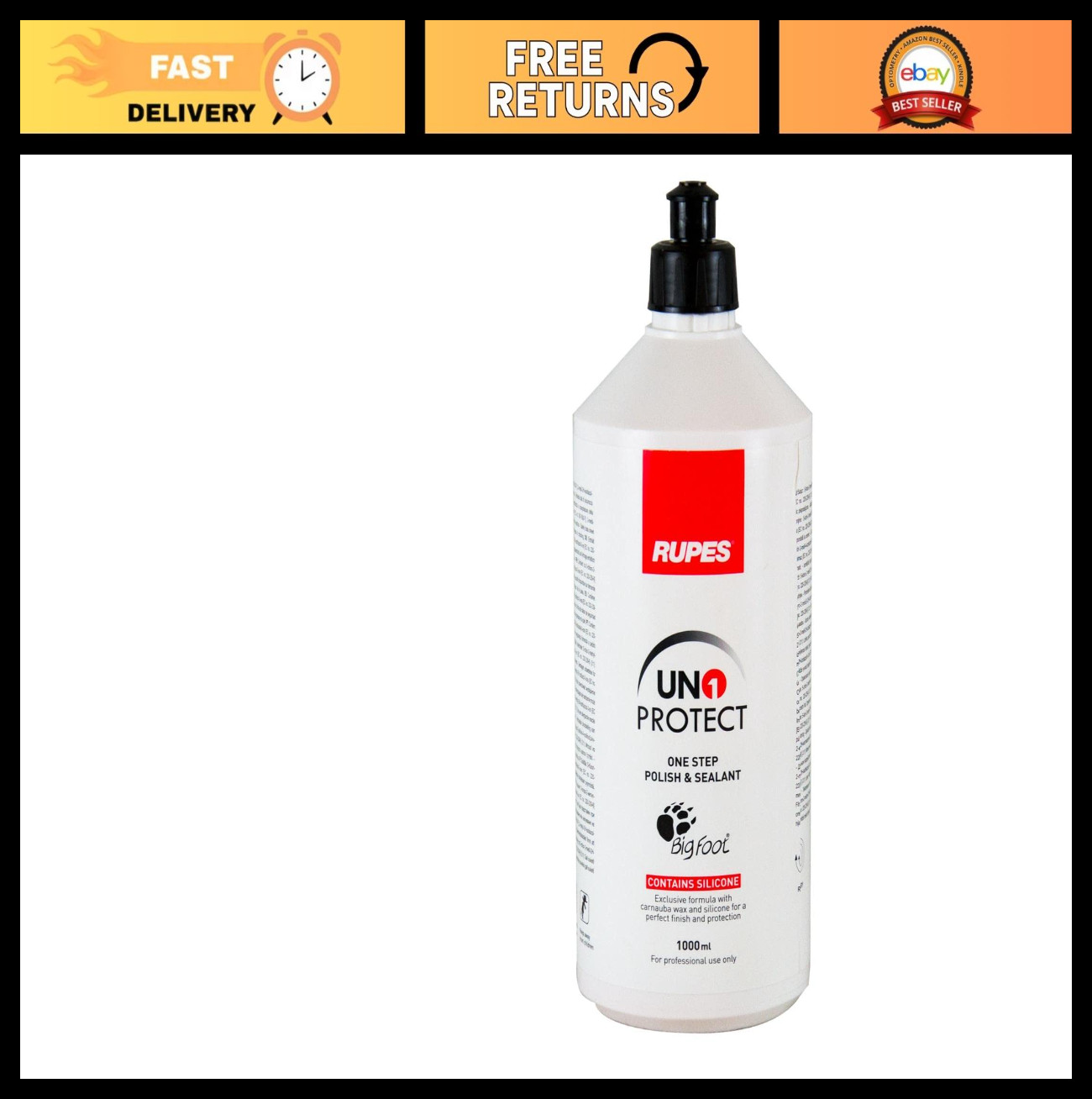 All-in-One Car Polish & Protectant, 1000ml/33.8oz – Ultimate Shine & Protection