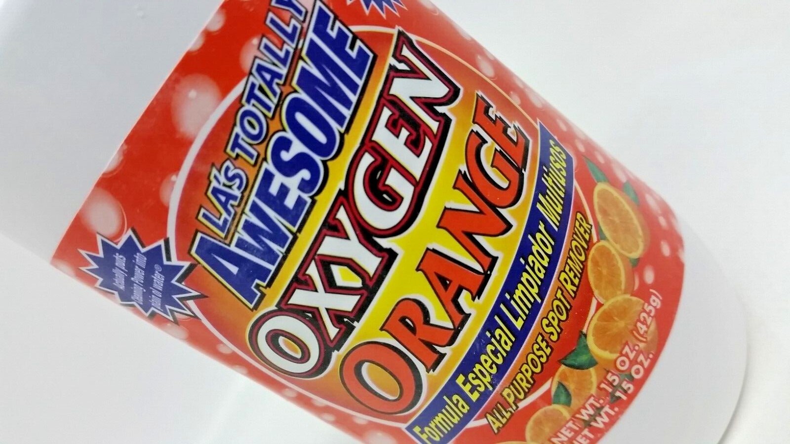 Qty 3 -LA’sTotally Awesome Power Oxygen ORANGE Base Cleaner ChlorineFree 15 ozEa