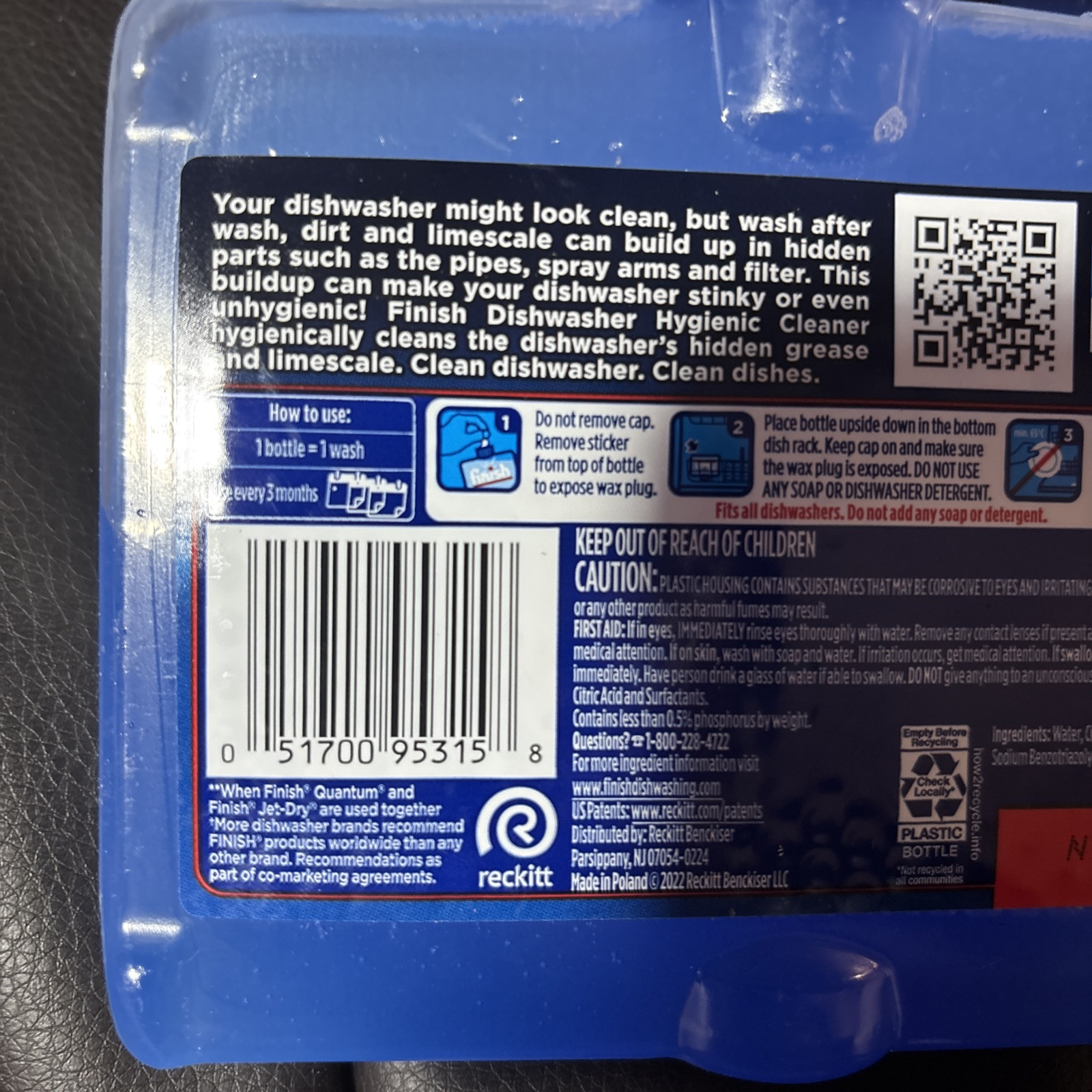 4 Finish Dishwasher Cleaner Sealed