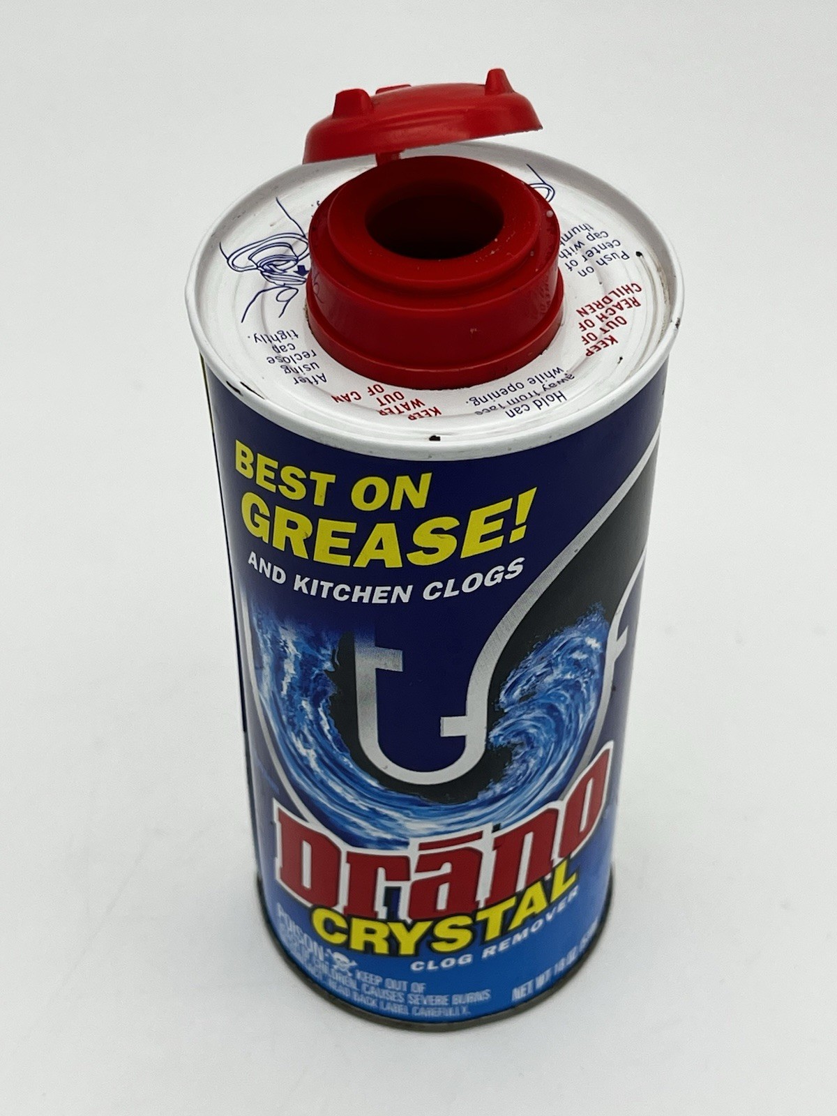 Drano Kitchen Crystals Clog Remover Net Wt 18 oz 1998