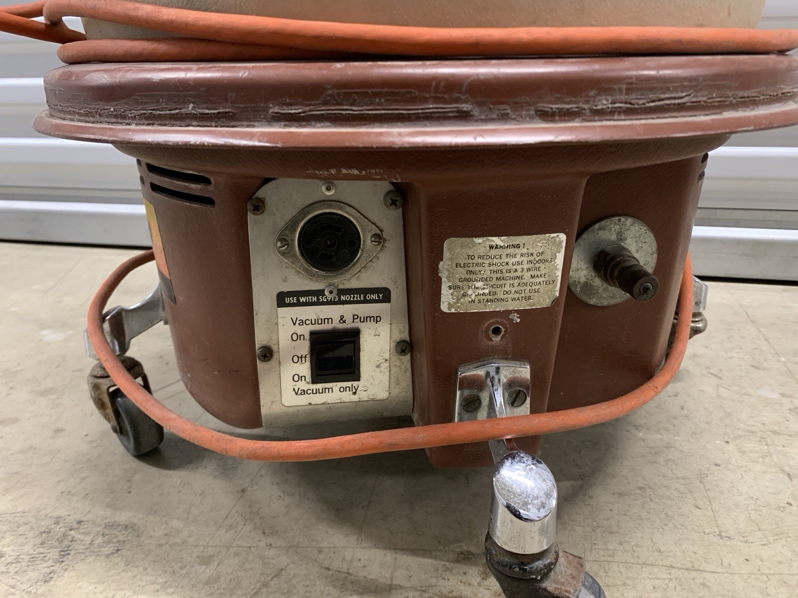 Hoover brand product Extractor Cleaning Machine This item is a vintage