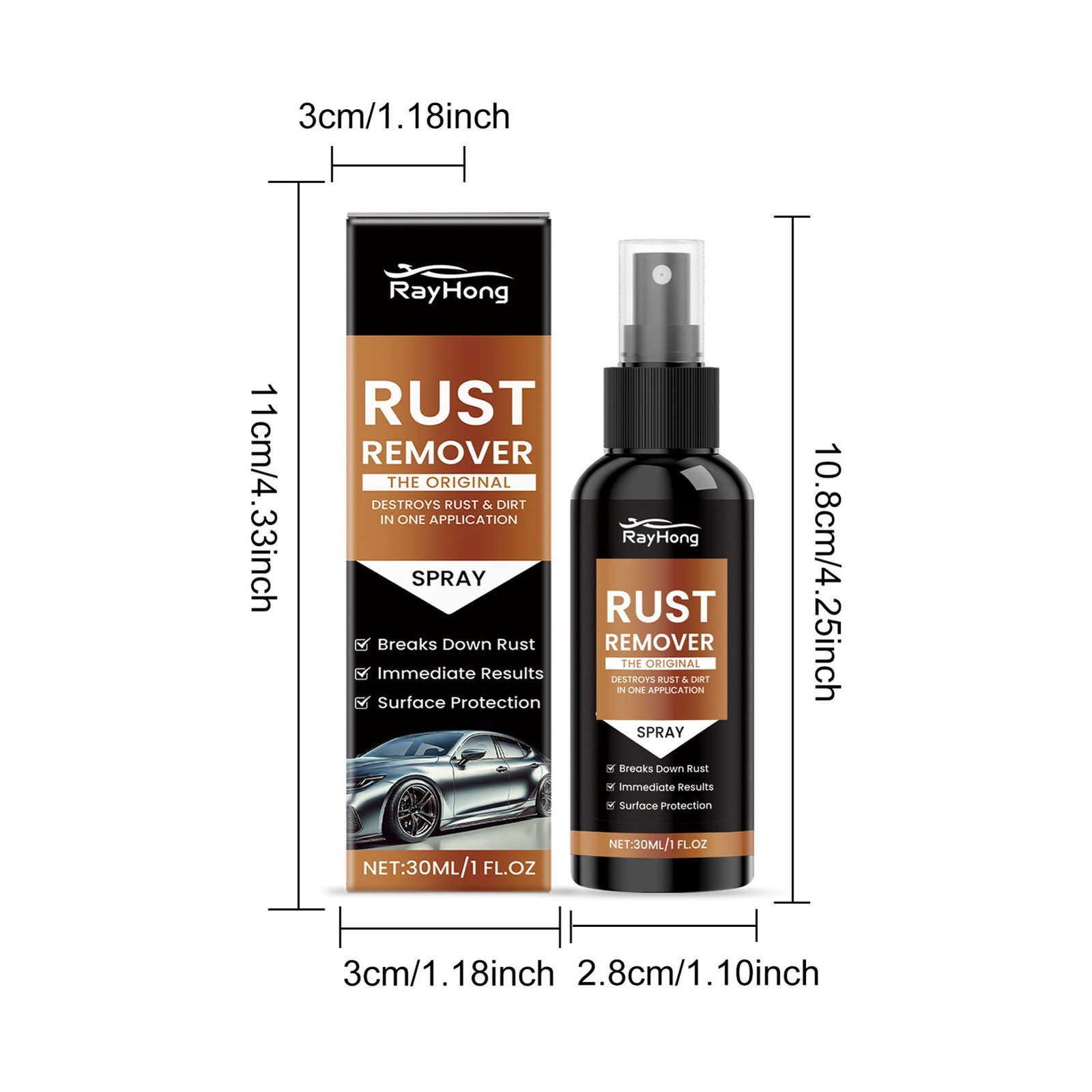 Nexa Rust Remover Spray, Rust Remover For Metal, Multipurpose Rust Stain Remover