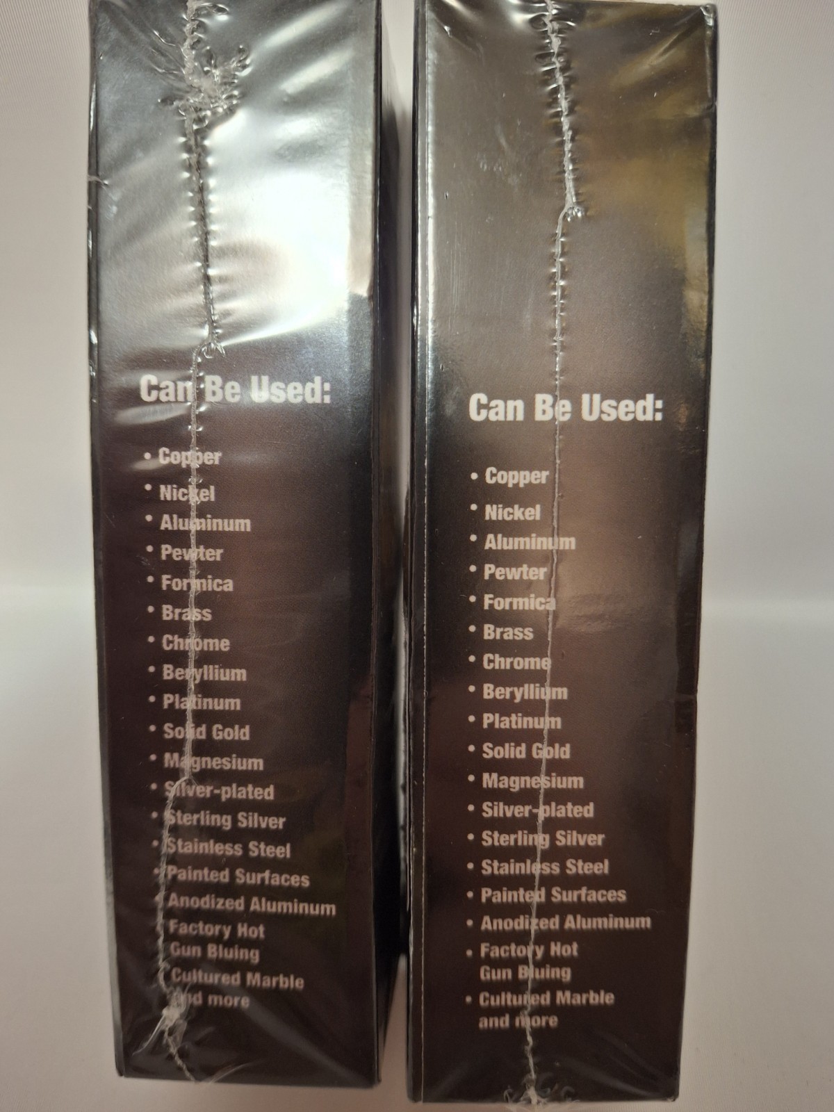 Polish for Metal, Fiberglass, and Plastic Maximum Strength 1.76 oz ea.Lot Of 2