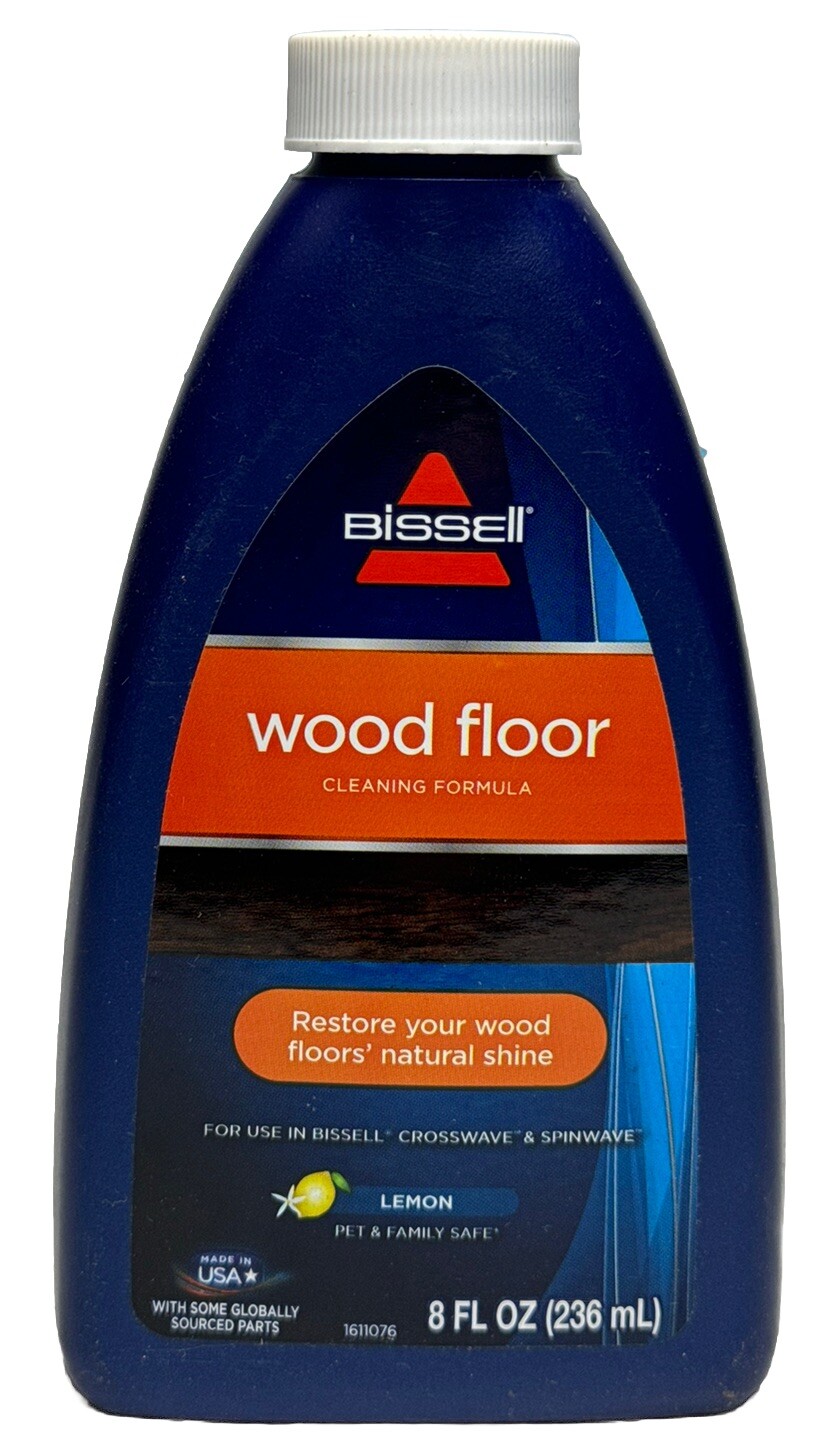 Bissell Wood Floor Cleaning Formula 8 Fl Oz Lemon Scent Pet & Family Safe Sealed