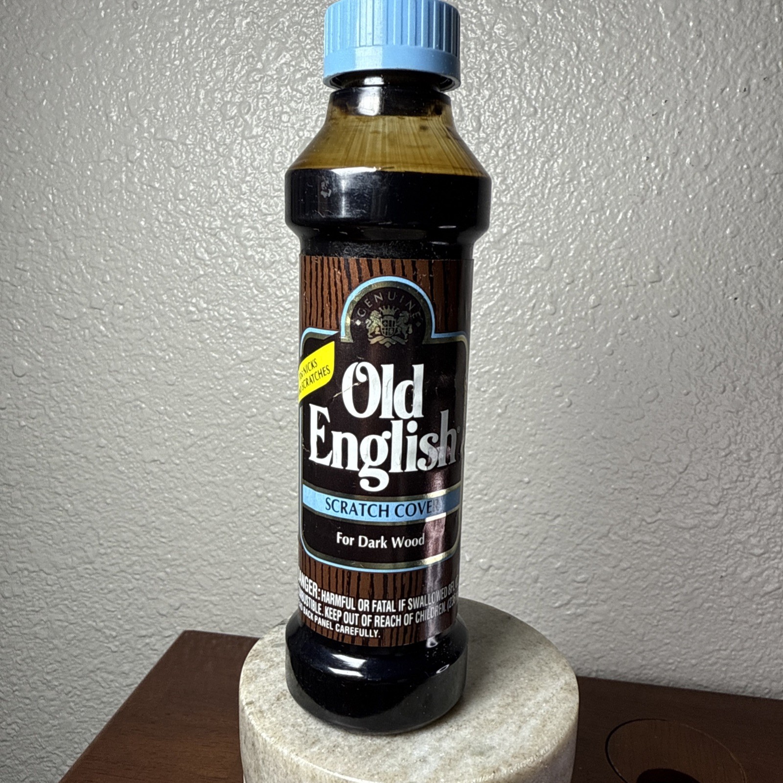 Vtg 1990s Reckitt & Colman Inc. OLD ENGLISH Scratch Cover For Dark Wood 90% Full