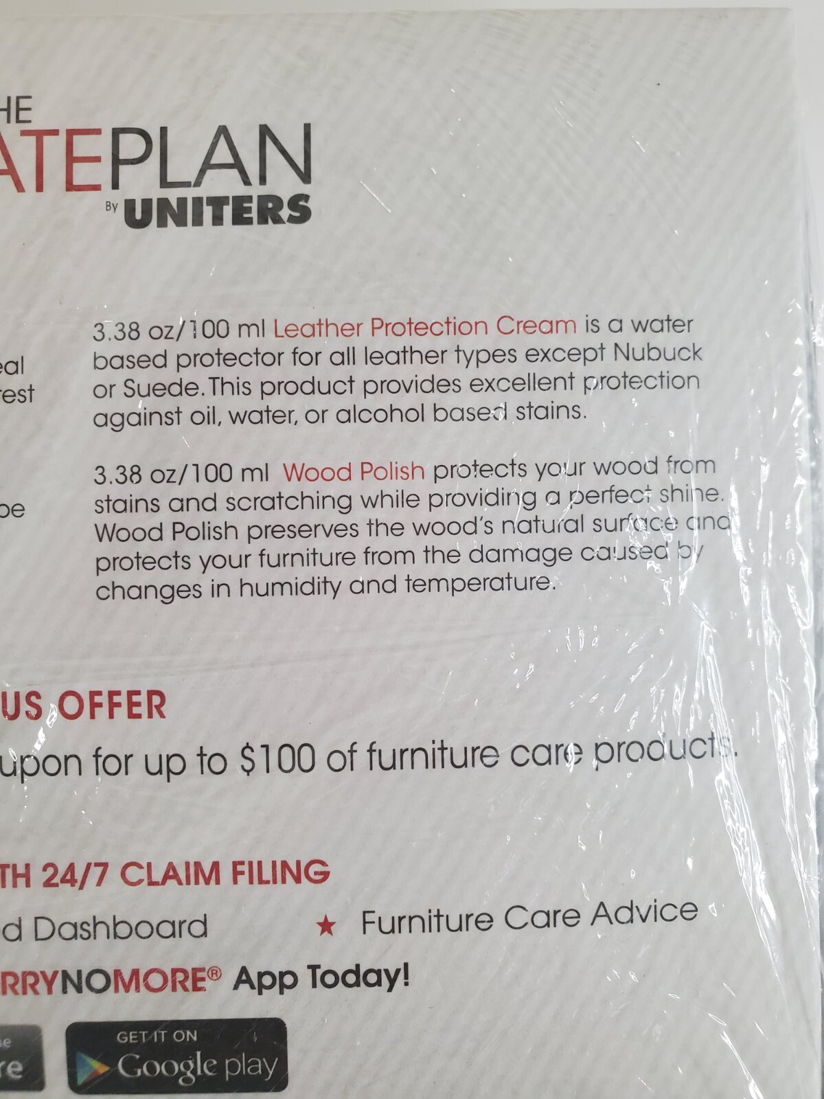 Furniture Care Kit Ultimate Plan by UNITERS Wood Leather Fabric Microfiber NEW