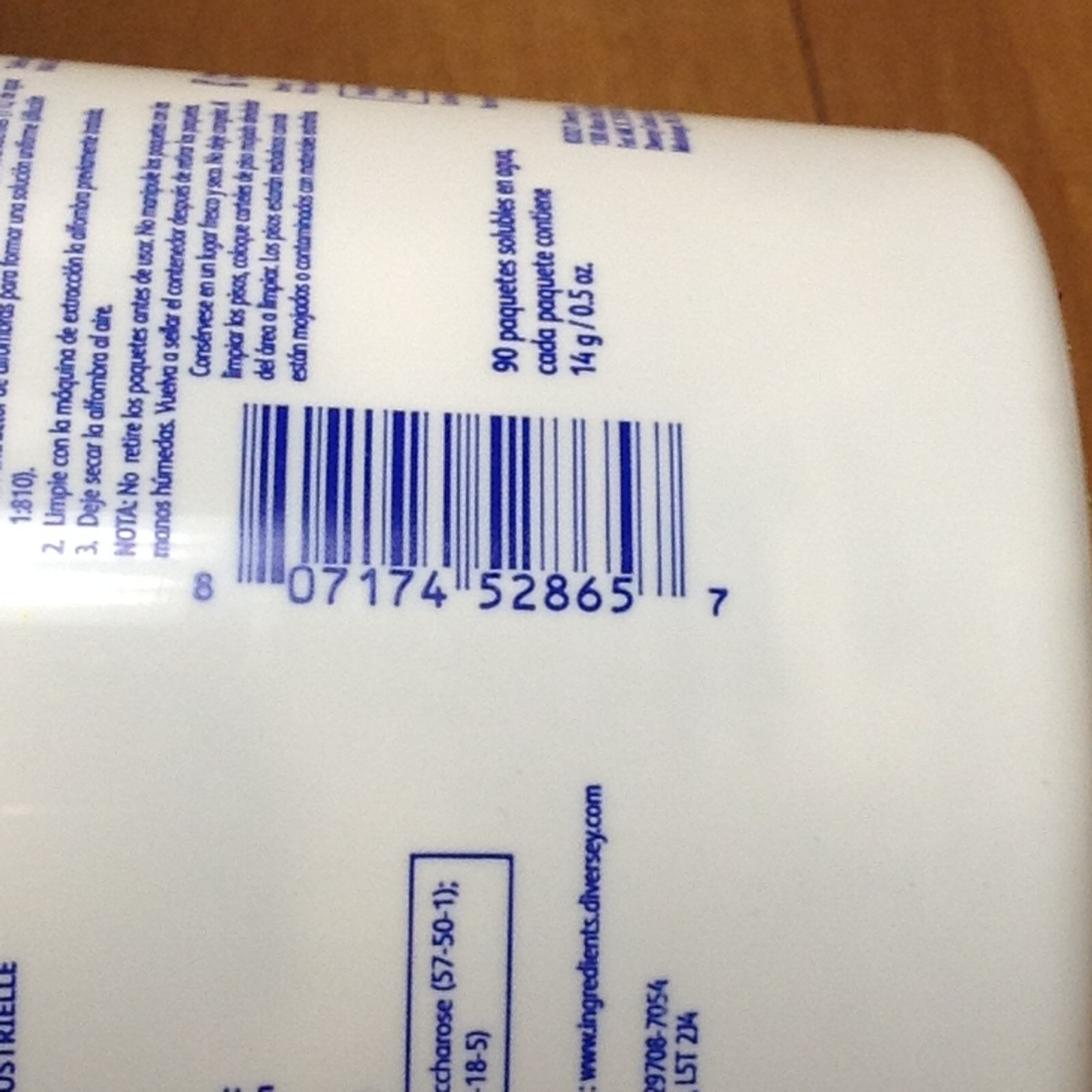180 (2-90 Packs) Diversey Easy Paks Neutralizer Conditioner/Odor Counteractant