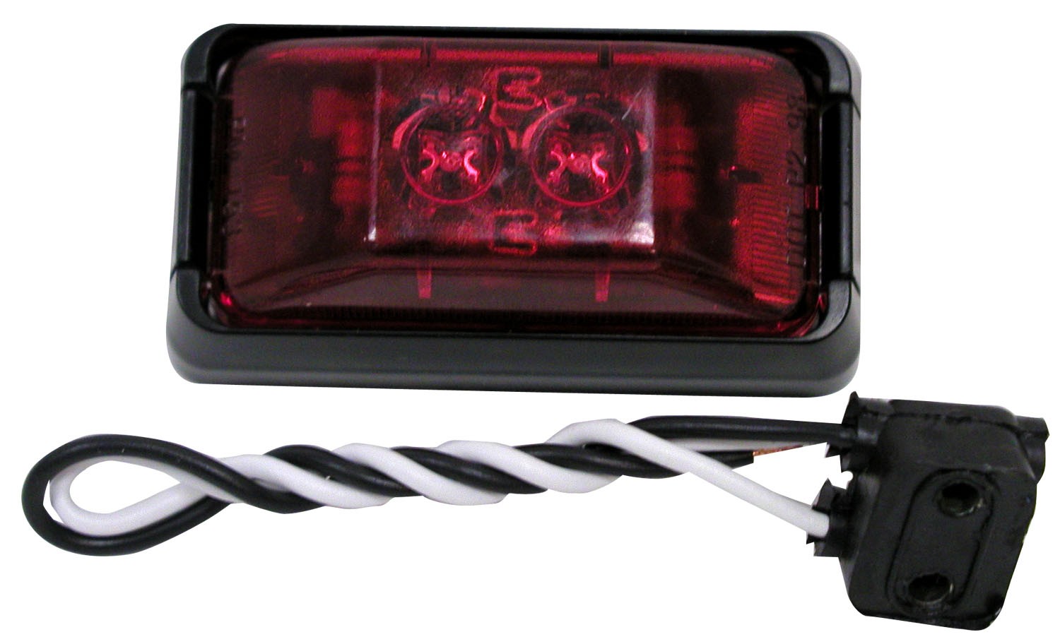 PM V153KR Red 2 Diode LED Clearance & Side Marker Light Kit (6 Pack)