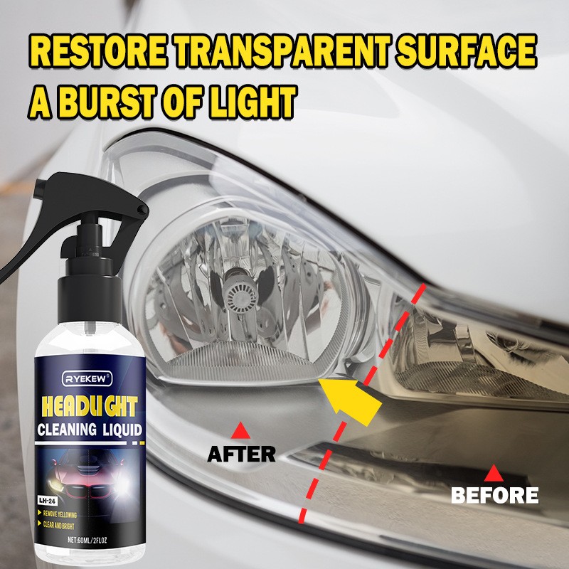 Car Headlight Repair Fluid Nanomolecular Lens Restorer Scratch Remover 60ml