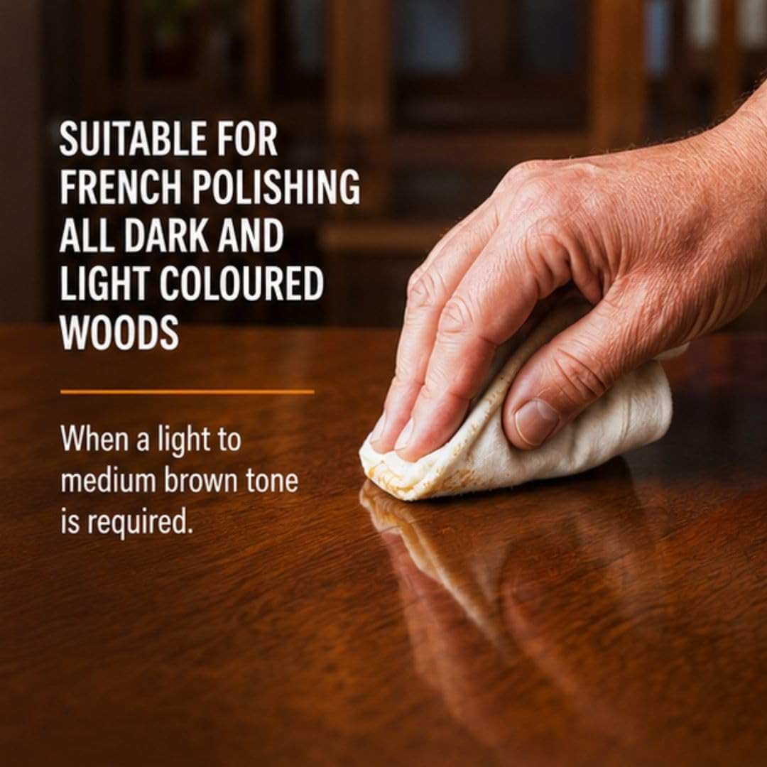 French Polish – The quality finish for furniture (Brown, 300ml)