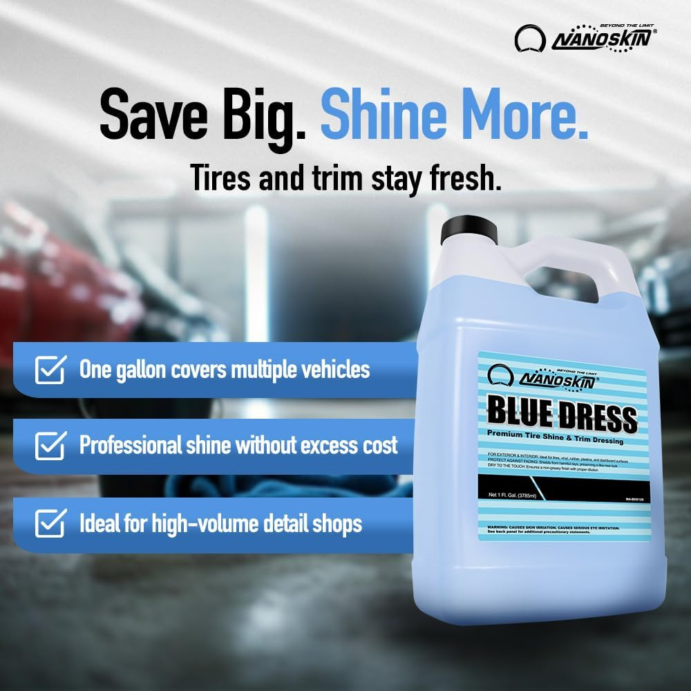 BLUE DRESS Premium Dressing – Sprayable Interior & Exterior Dressing| Works on T
