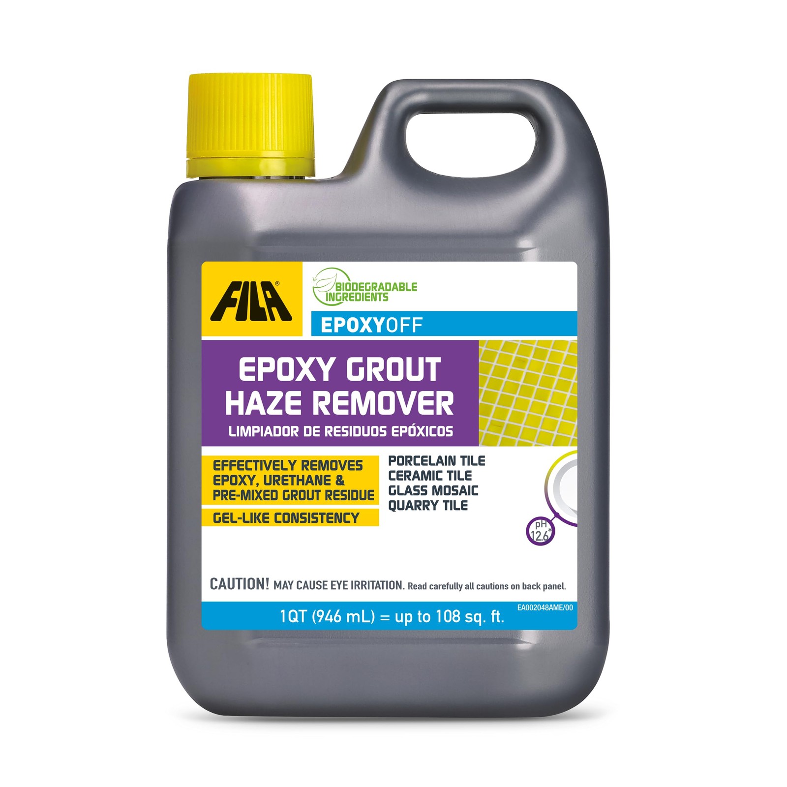 Epoxy Grout Haze Remover – Removes Residue from Vertical Surfaces, 1 QT