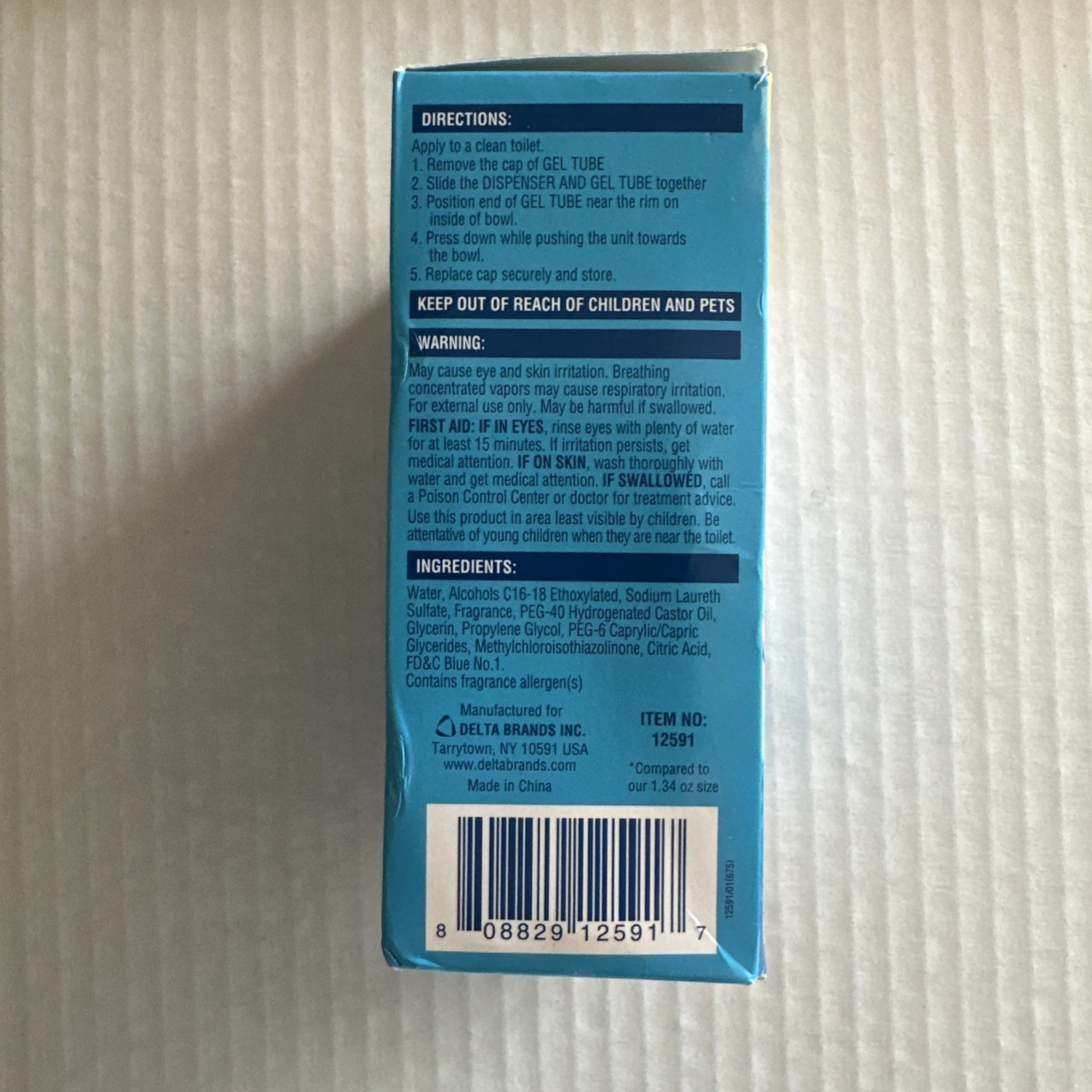 Delta Brands Inc. Ocean Fresh Toilet Cleaning Gel 14 Flower Stamps
