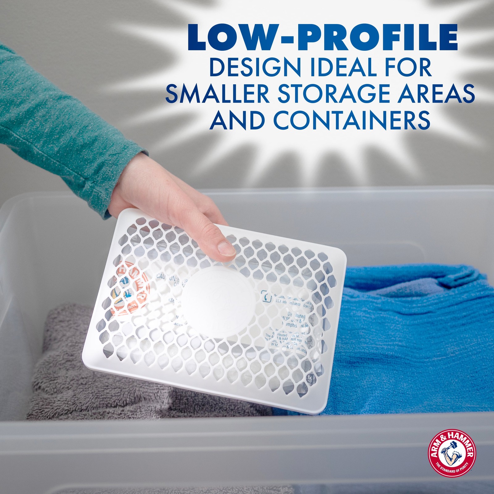 (2 pack) Arm & Hammer Storage Moisture Absorber and Odor Eliminator, 10.5 oz.