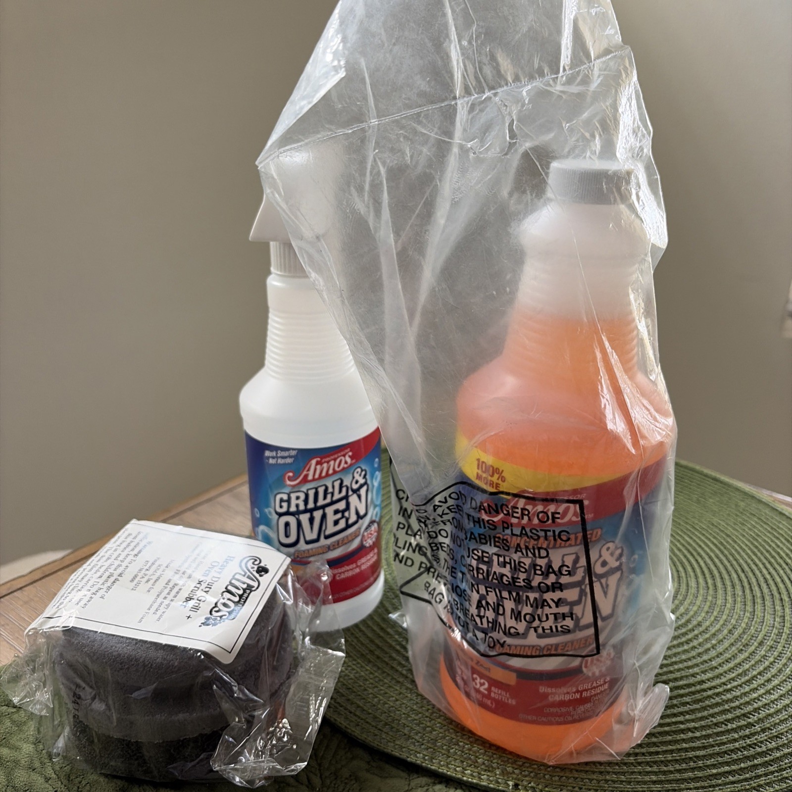 Professor Amos Concentrated Grill & Oven Foaming Cleaner Kit Citrus Zest 32 oz
