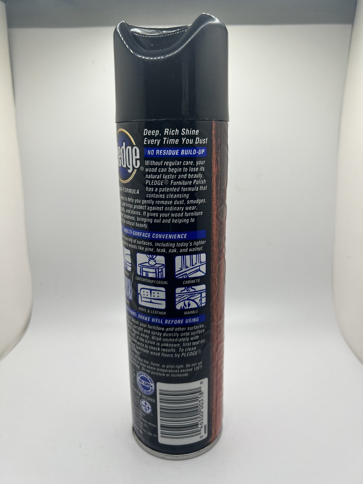 Pledge Extra Moisturizing Furniture 1998 Polish W/Lemon Oil New 12oz