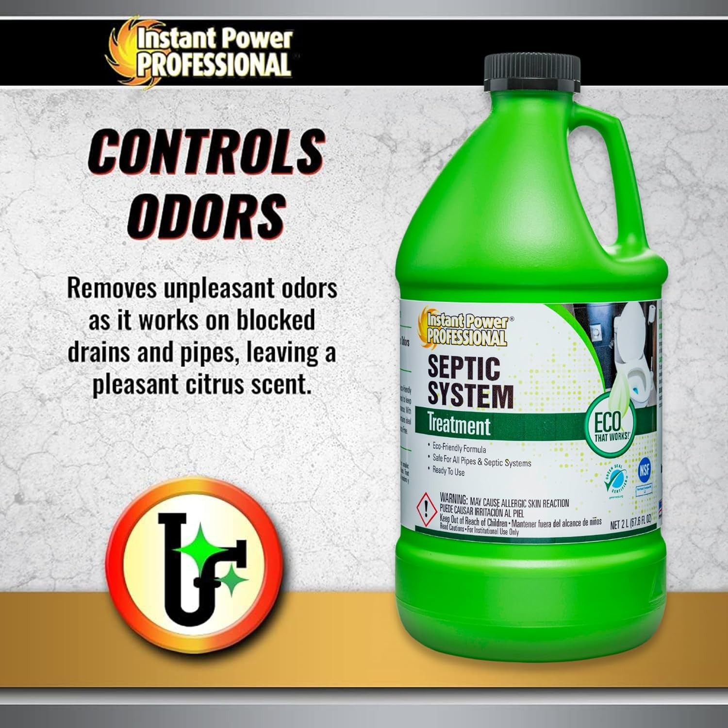 Instant Power Professional Septic System Treatment, Septic Tank Maintenance, 67.