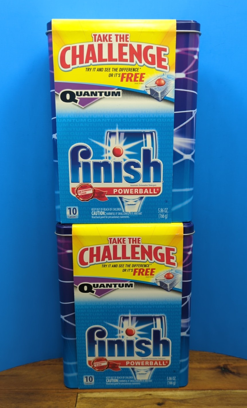 Finish Powerball Dishwasher Detergent Capsules Inside Tins DISCONTINUED