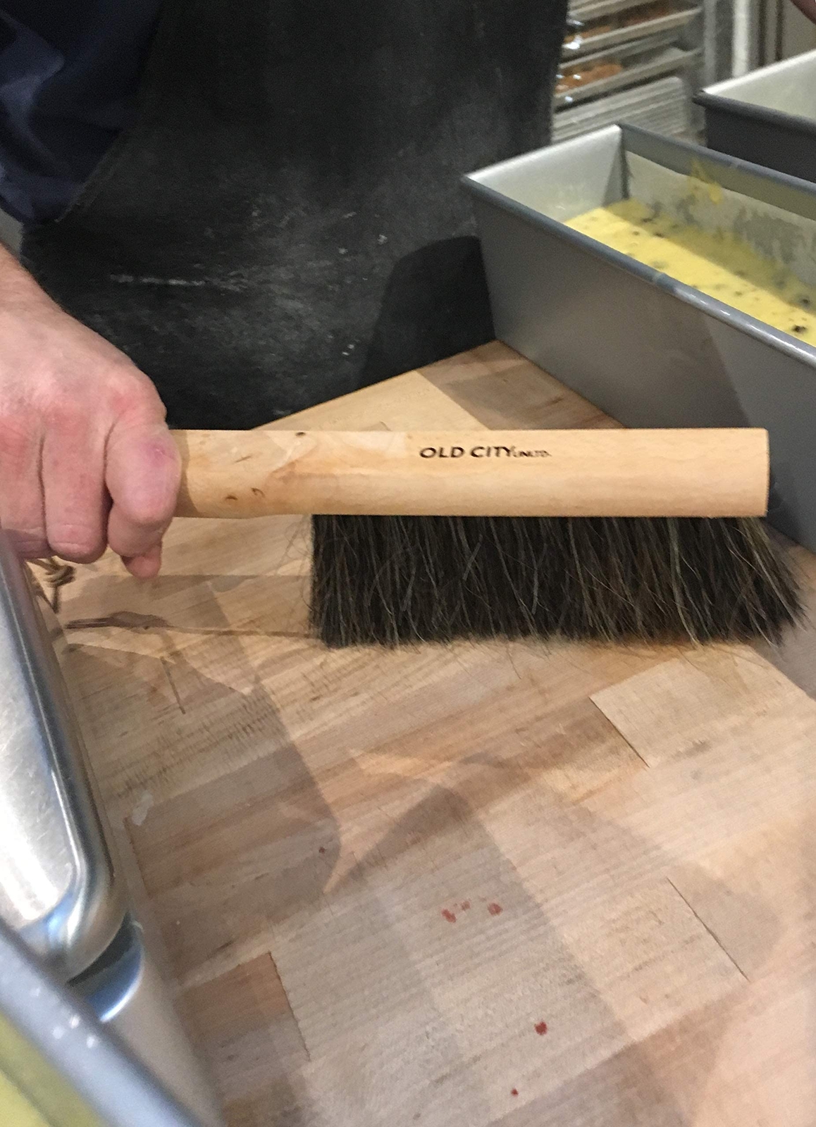 Dustpan Bench Woodworking Brush-USA 13 inch Horsehair Brushes are Used for Co…