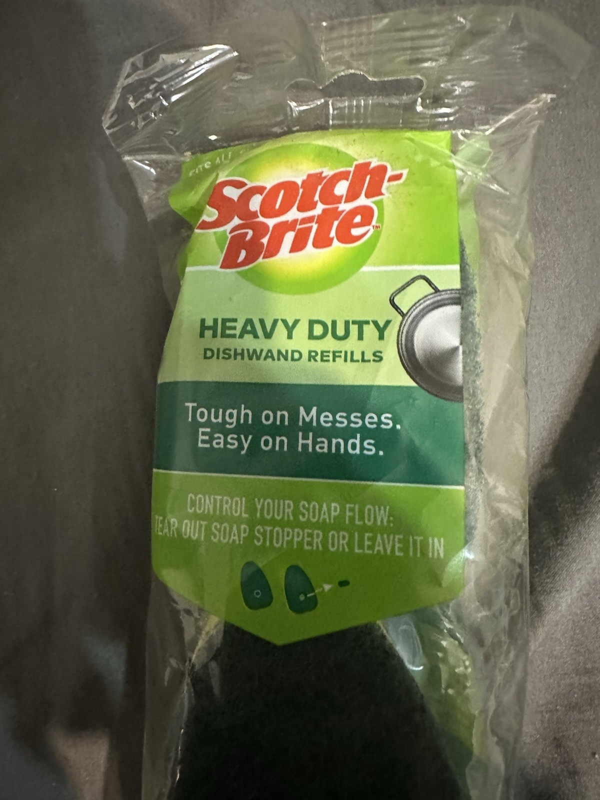 Scotch-Brite Heavy Duty Heavy Duty Dishwand Refill, 2 Ct