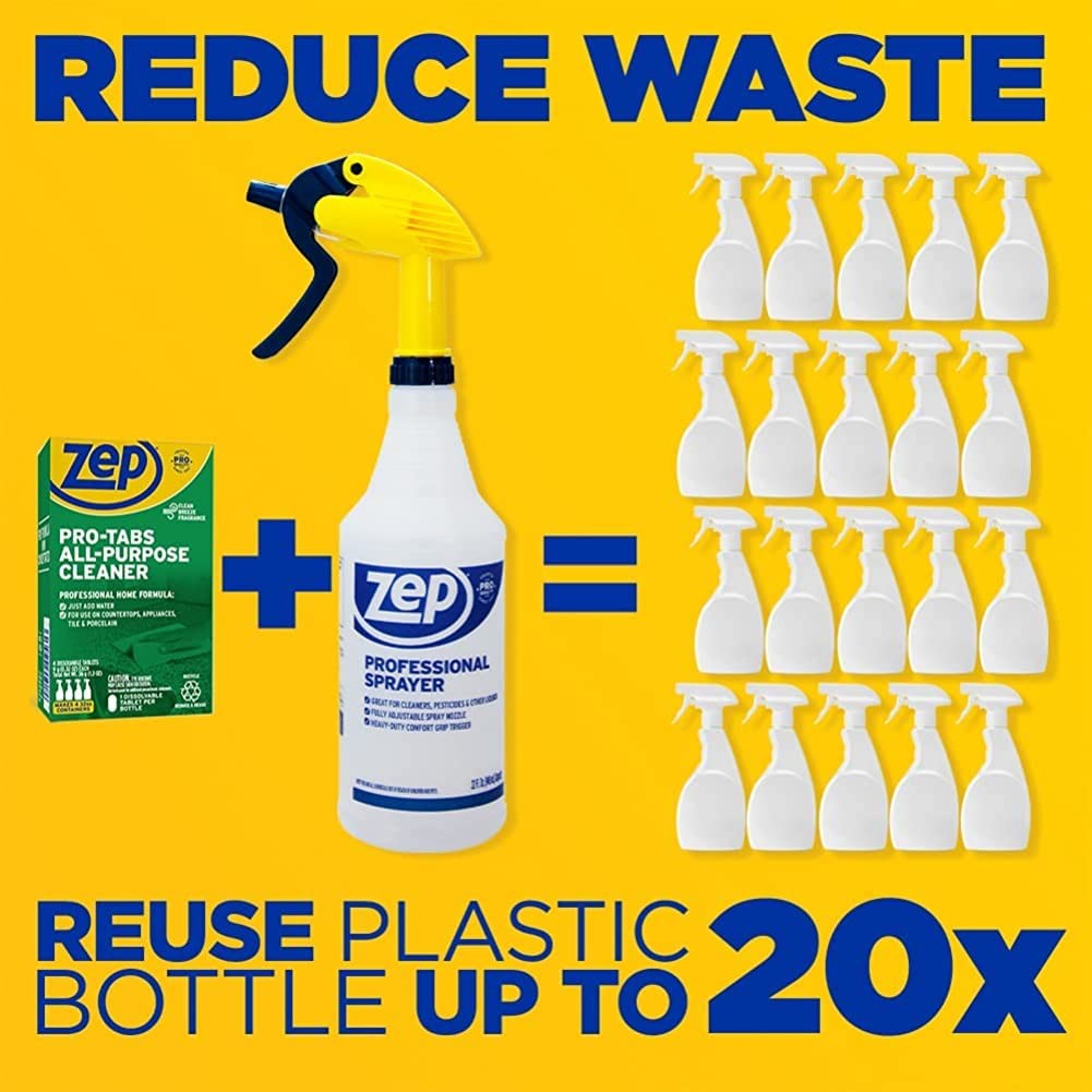 Eco Friendly Cleaning Tablets 4 Count Makes 32 oz Bottles of Cleaner