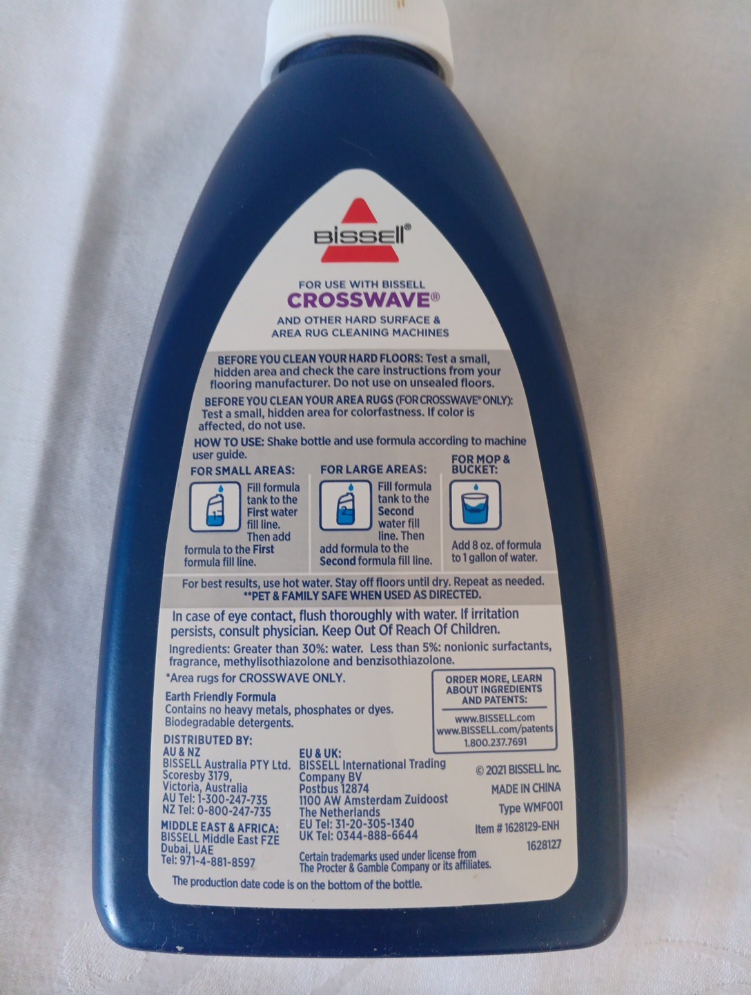 4 Bissell Crosswave Cleaner Bottles Pets Fresh Start Multi Surface Hard Floors