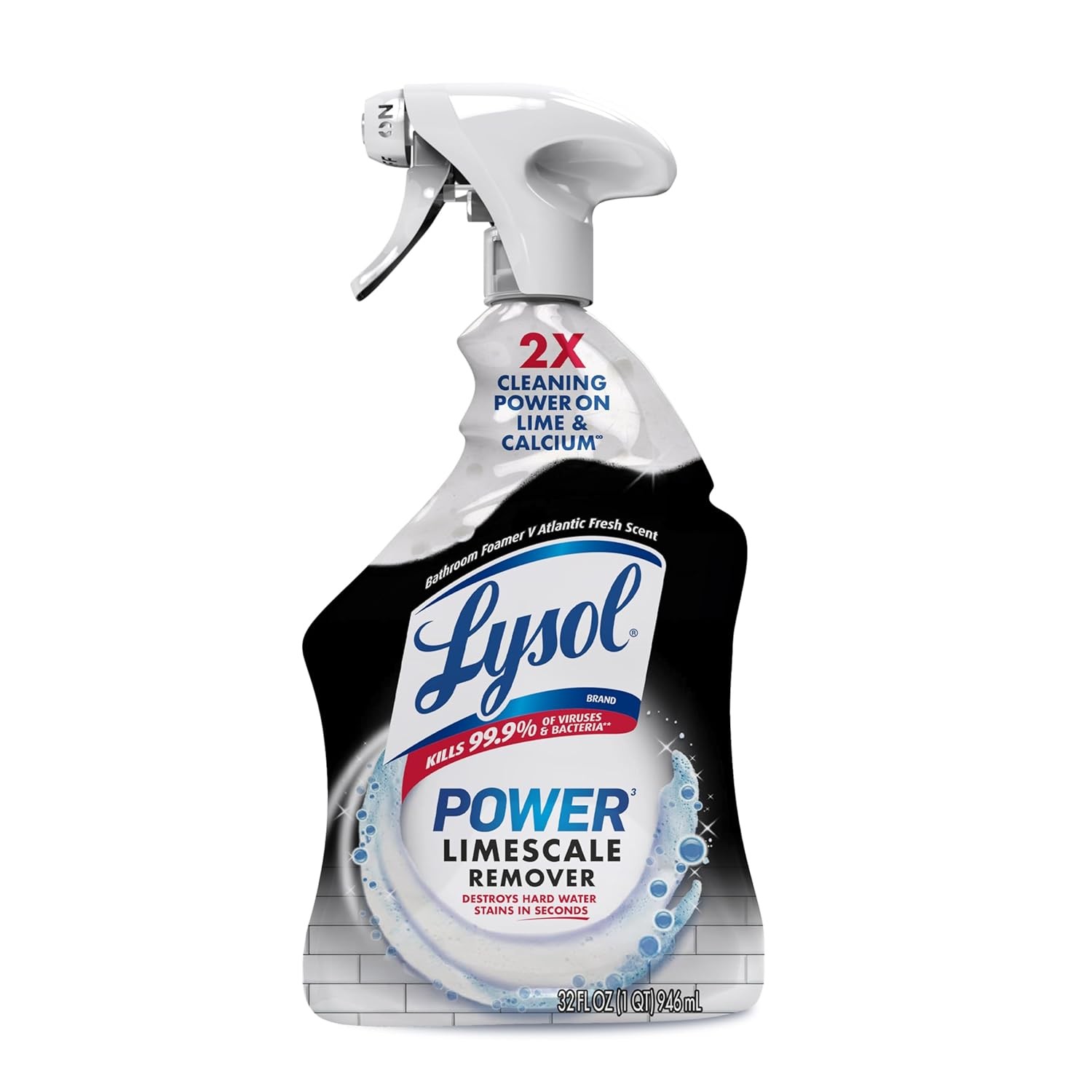 Lysol Power Limescale Remover Bathroom Cleaner Spray Hard Water Stain Remover