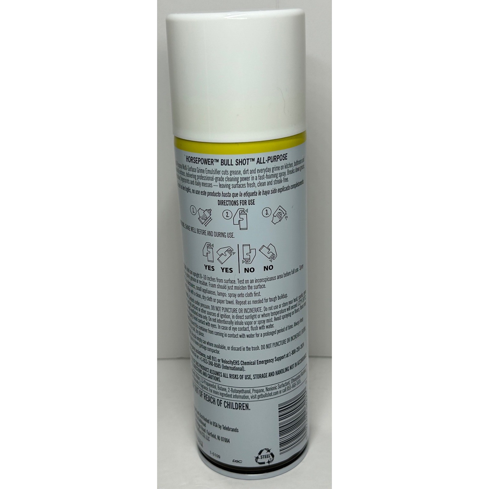 Horsepower Bull Shot All-Purpose High-Performance Foam Cleaner 18oz Spray Can