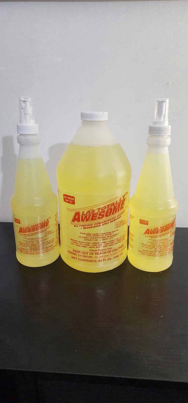 LA’s Totally Awesome All Purpose Cleaner 64 fl oz & 2 20oz Spray Bottle(104oz)
