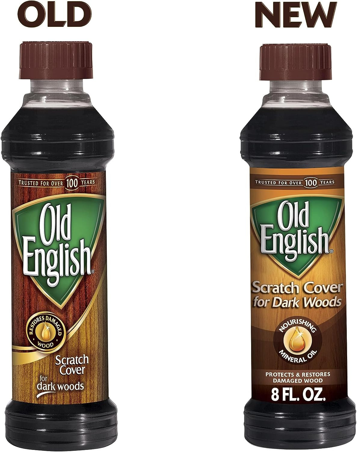 Scratch Cover for Dark Woods – 8oz Wood Polish Bottle