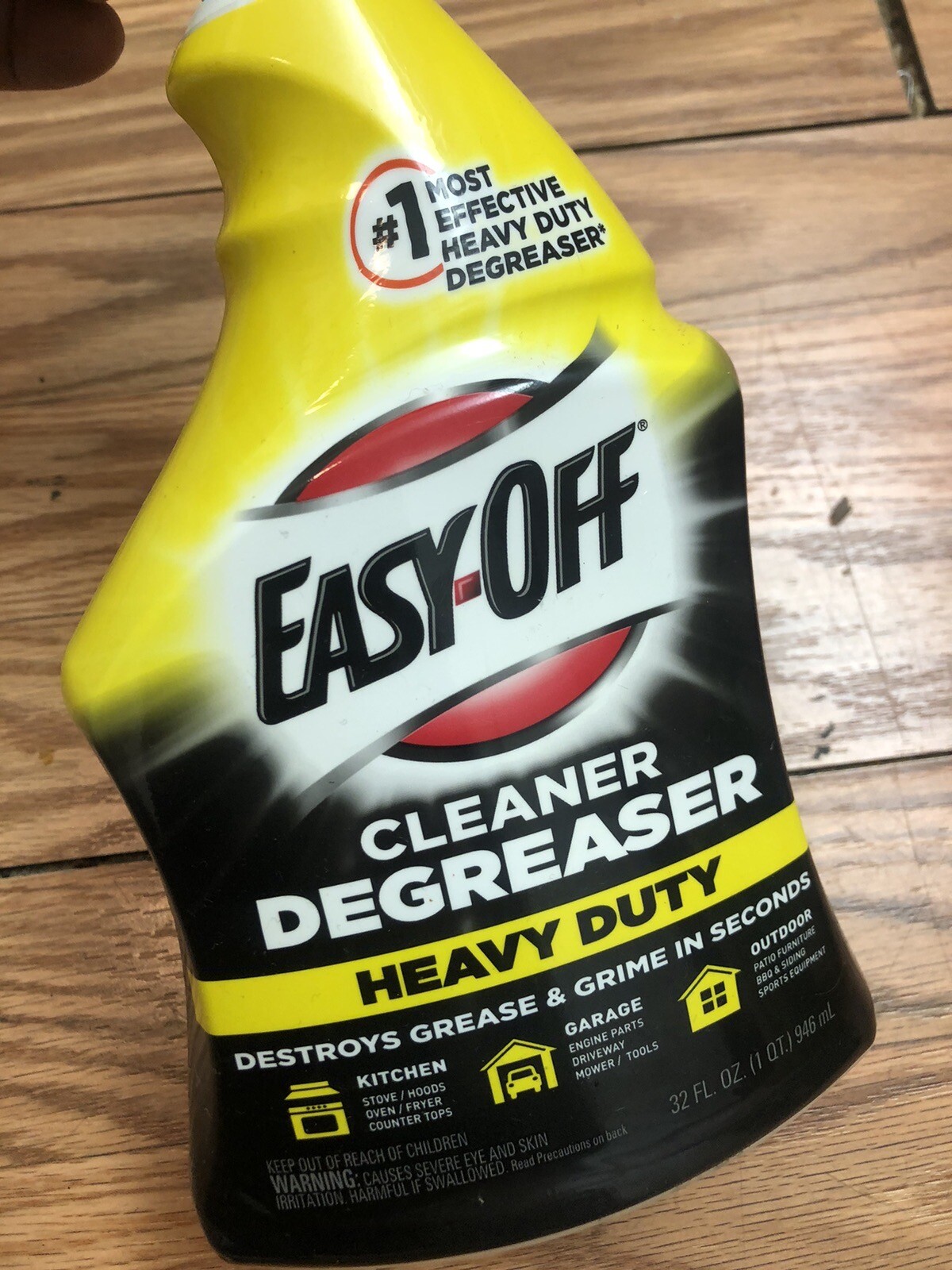 Easy-Off HEAVY DUTY Cleaner DEGREASER Stove Oven Engine Parts Tools 32oz Spray