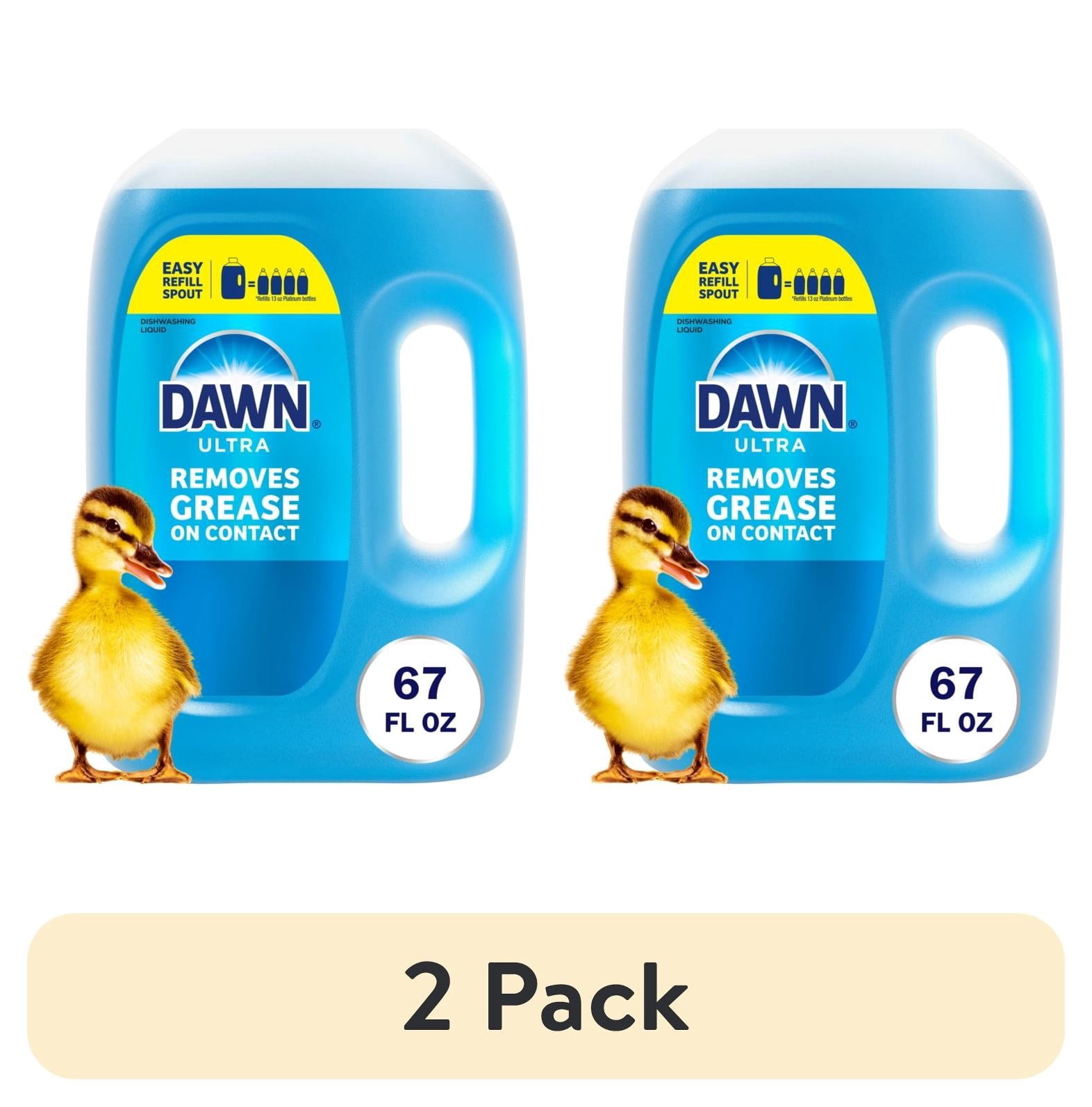 (2 pack Ultra Dishwashing Soap Refill Jug Original 67 Fl oz