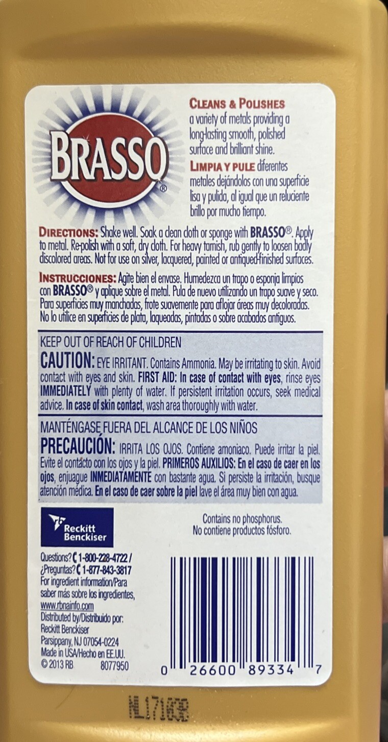 Wholesale Priced – Brasso 26600-89334 Polish – 8oz