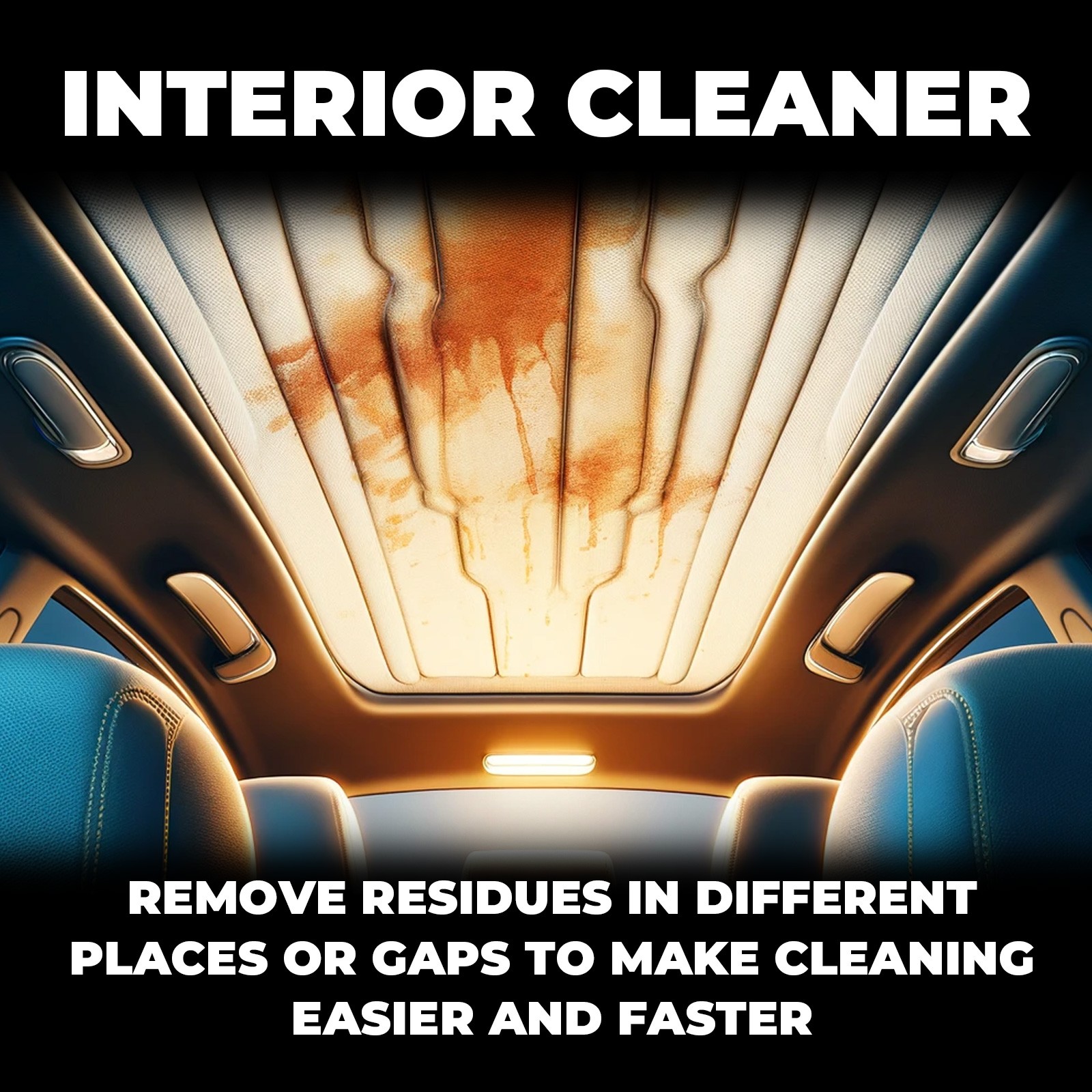 Car Headliner Cleaner Auto Upholstery Fabric Ceiling Stain Remover Spray