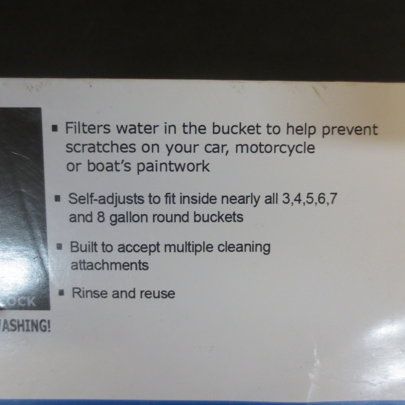 DETAIL GUARDZ Dirt Lock Car Wash Insert – Bucket Filter for 3–8 Gallon Round Pai
