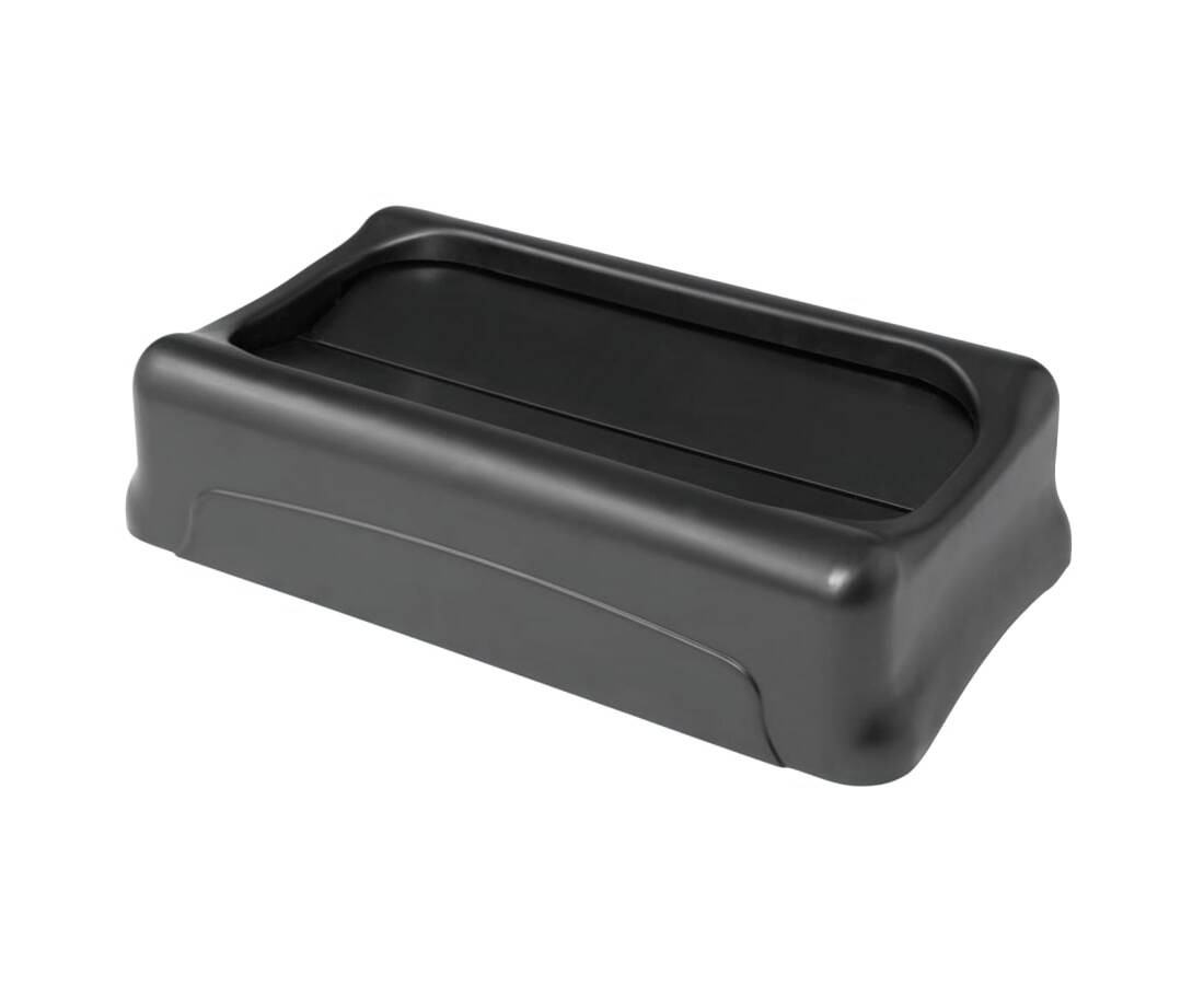 Slim Jim Swing Lid 20.47X11.34X5.08 IN Gray Rectangle Resin Slim