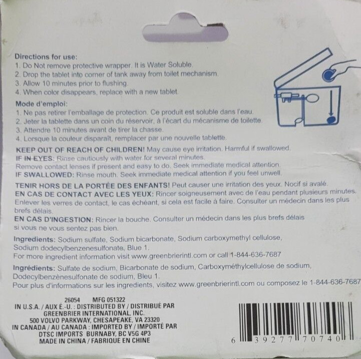 2 Tabs Automatic Toilet Bowl Cleaner Bleach Deodorize Freshens Lasting Easy Use