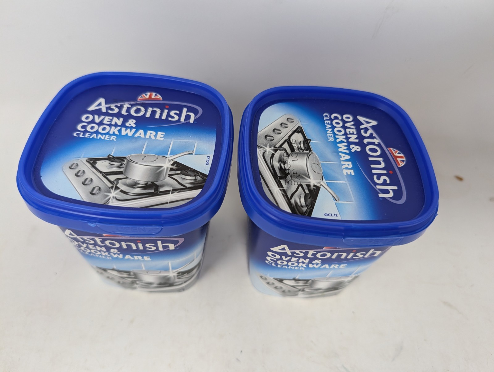 Astonish Oven & Cookware Cleaner Paste 17oz (500g) New Sealed Non Acid Lot of 2