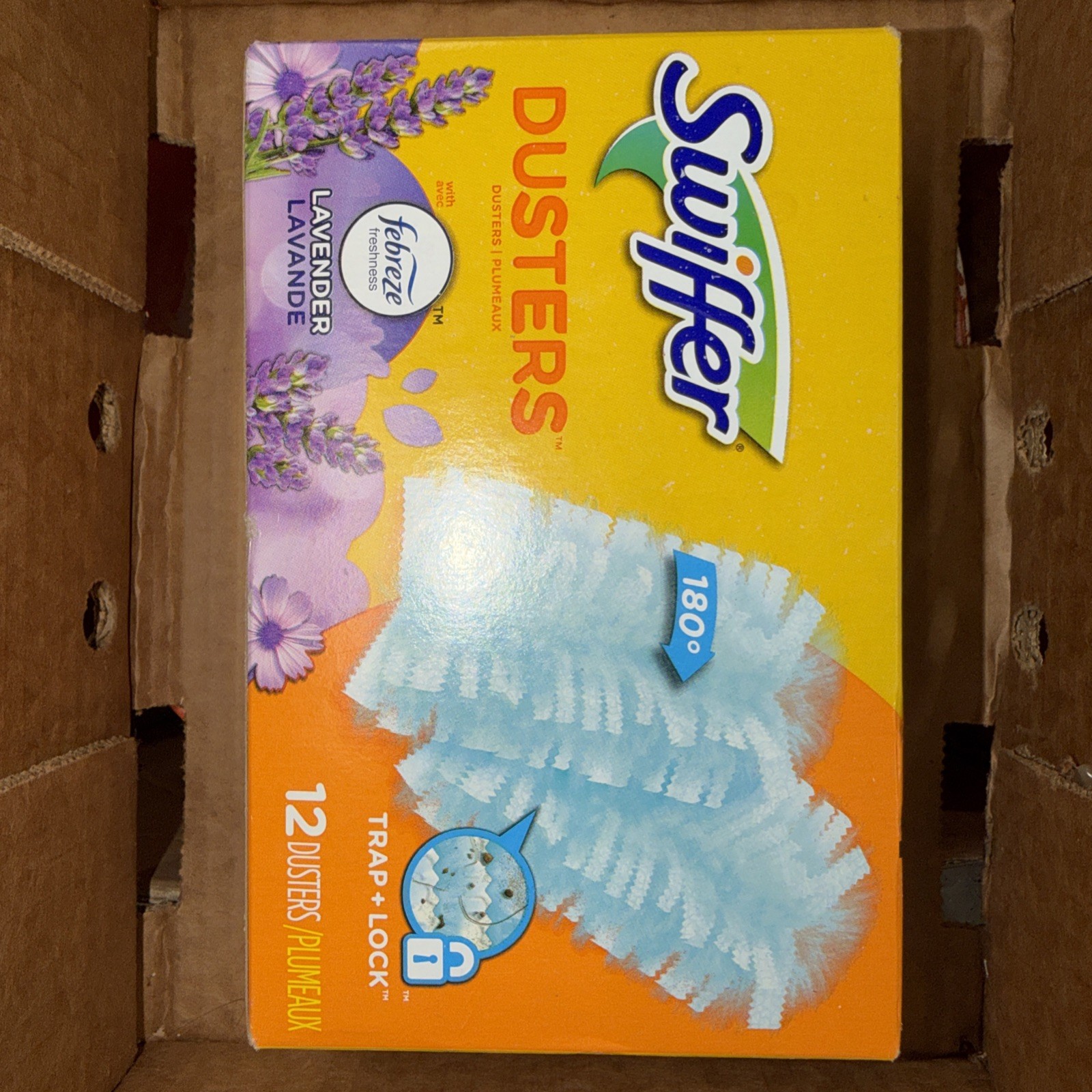 Swiffer Dusters, Lasting Freshness Febreze Lavender Scent, Blue 12 Ct Refills