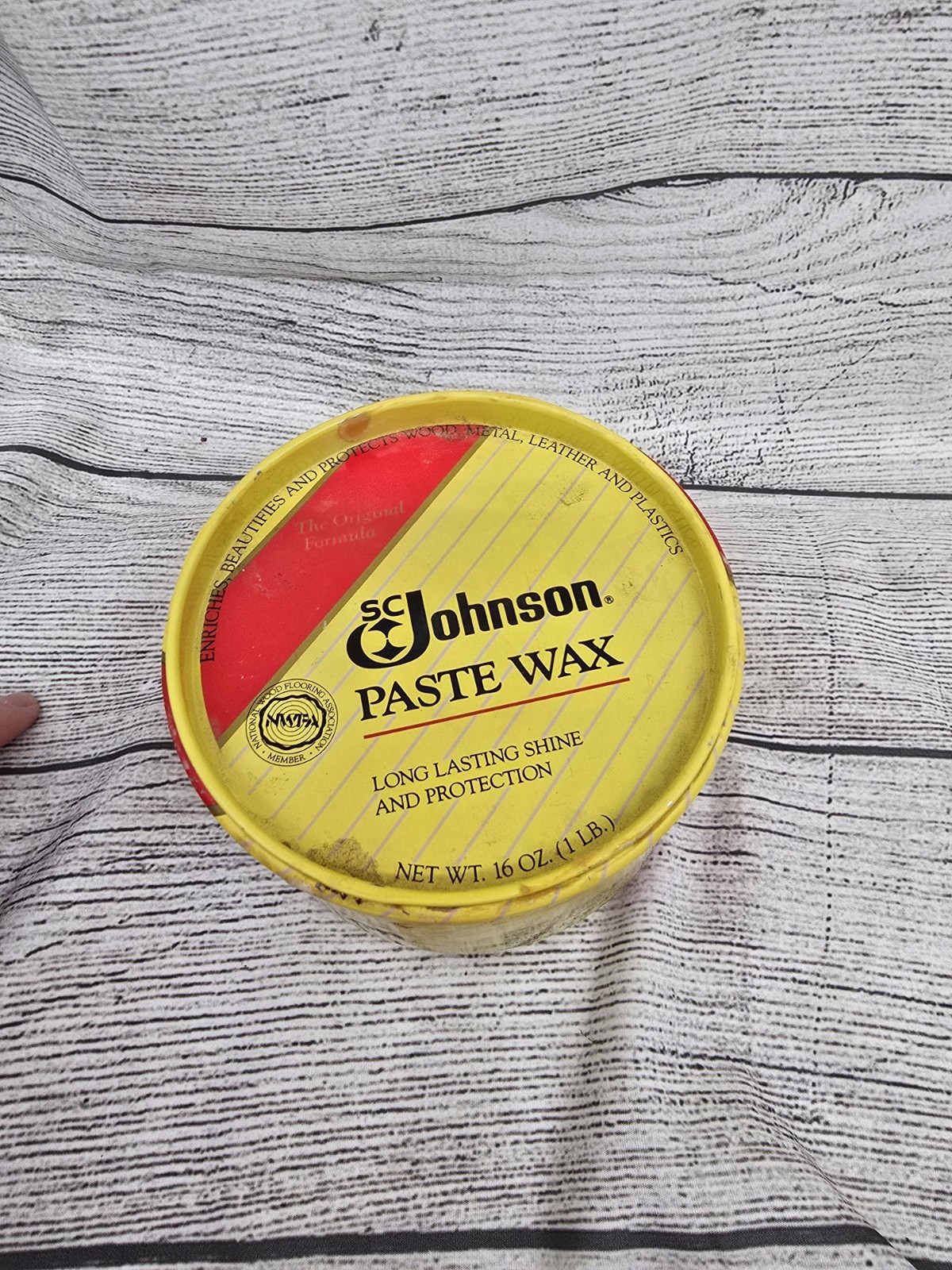 1988 SC Johnson Paste Wax—1 lb 1 oz Original Formula FULL!