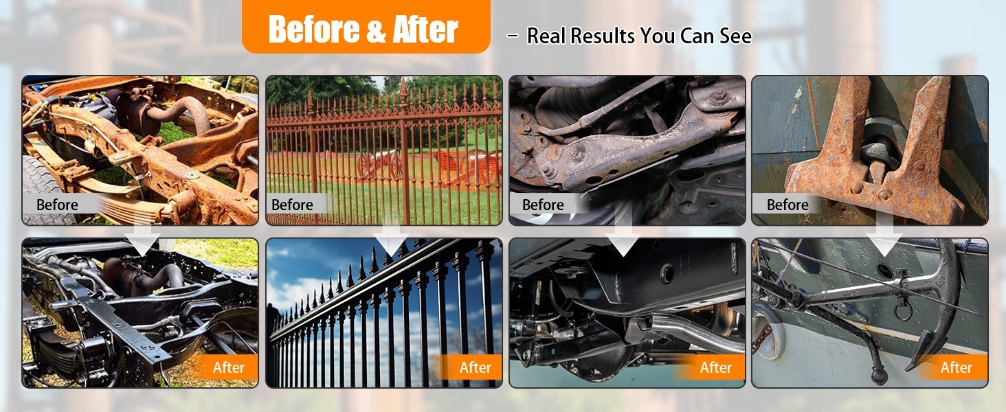 35 oz 2-in-1 Rust Converter & Metal Primer – Stops Rust, Paint Over Rusted Metal
